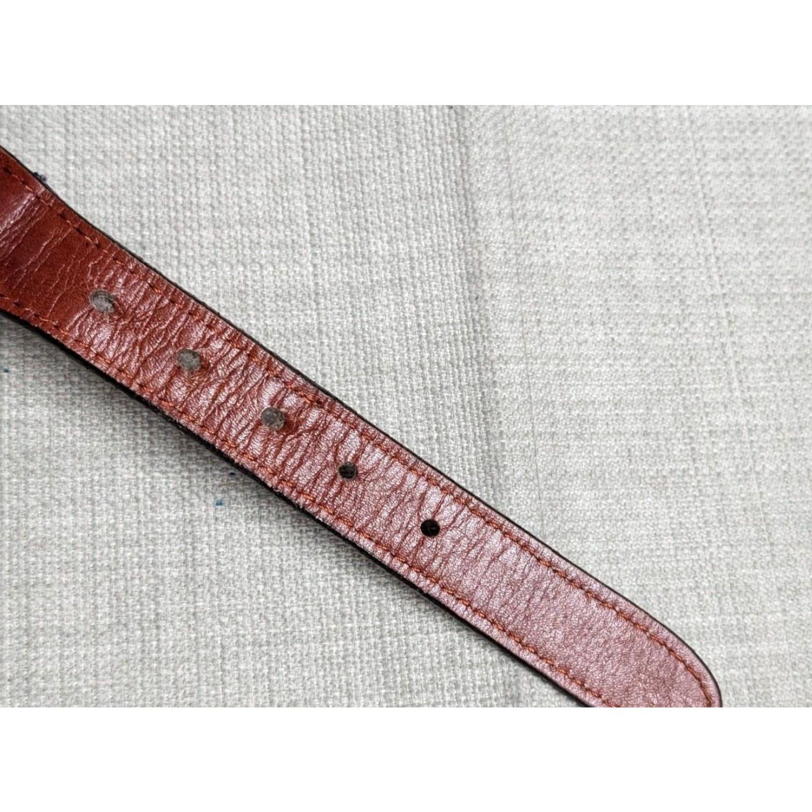 Brooks Brothers BROOKS BROTHERS belt Geometric Mens 40 blue needlepoint leather cotton Size 40 - 6 Thumbnail