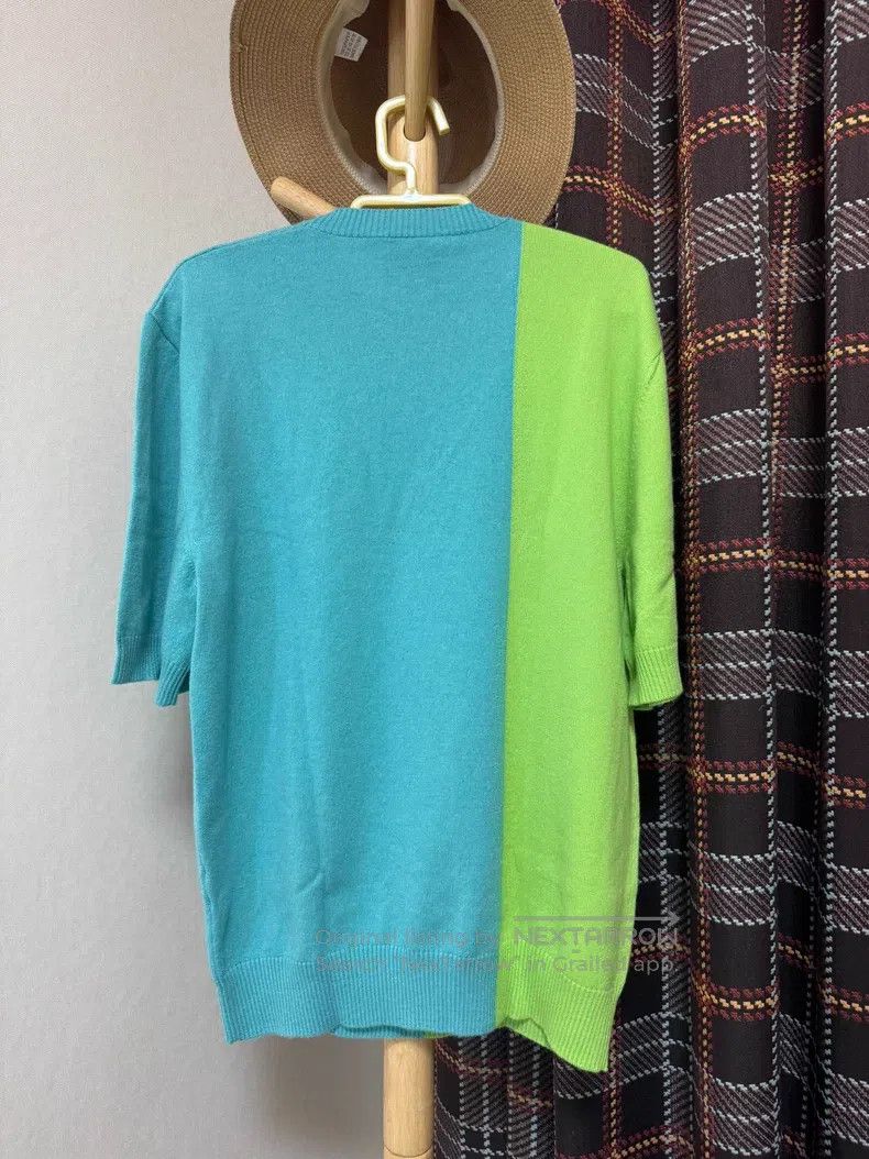 Hermes Hermes Cashmere Short Sleeve, 100% Cashmere Size US L / EU 52-54 / 3 - 2 Thumbnail