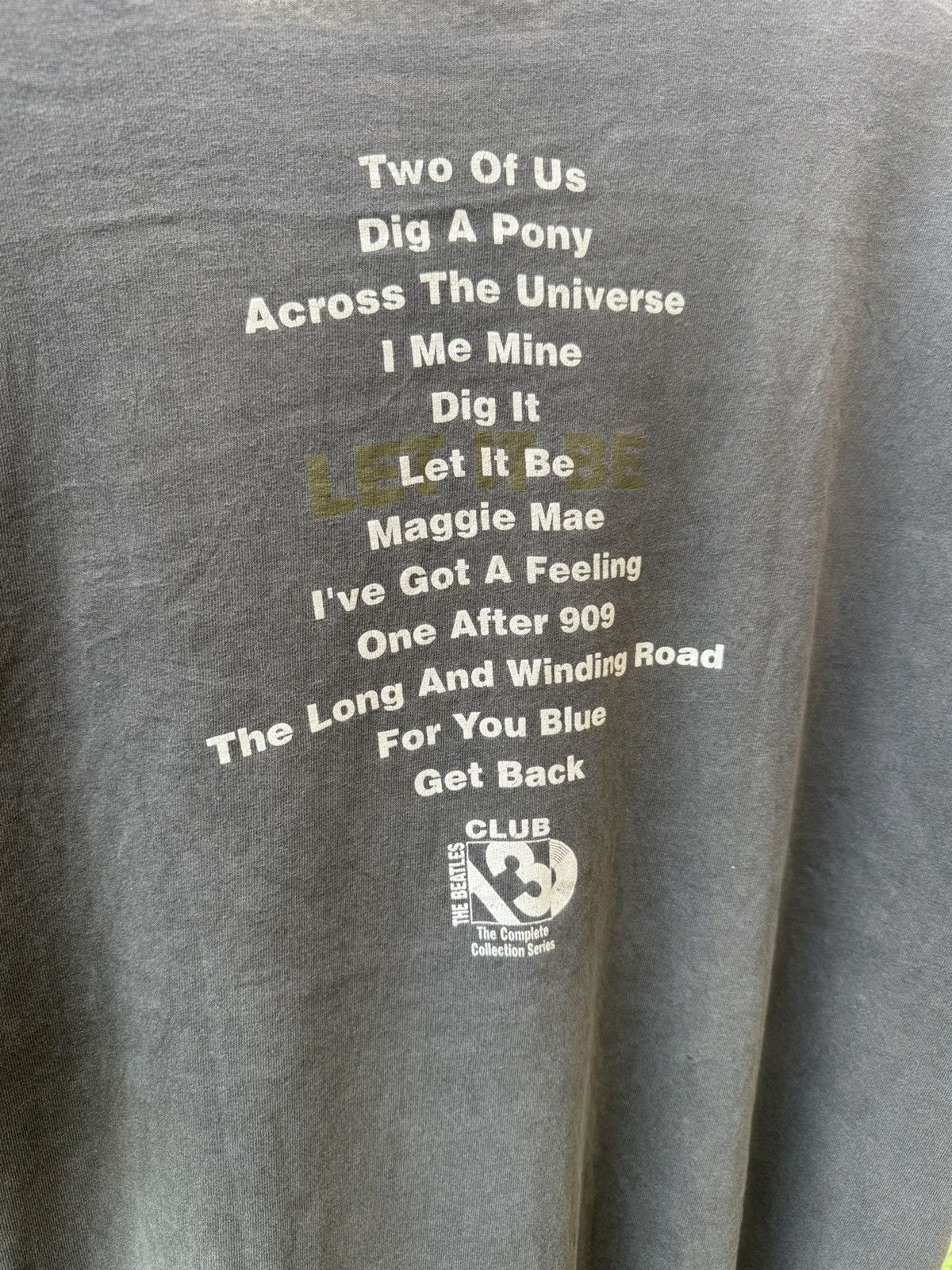 Band Tees Vintage 90s The Beatles Let it be Album nice Faded tees Size US XL / EU 56 / 4 - 3 Thumbnail
