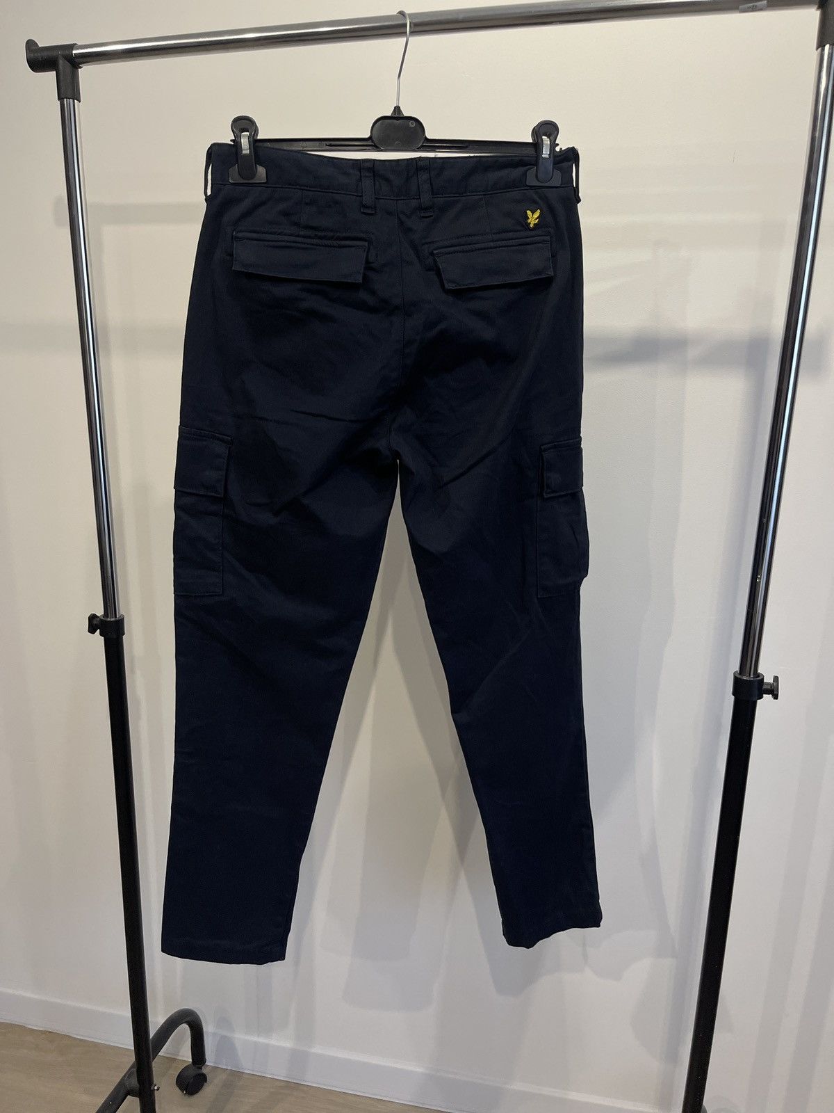 Lyle & Scott Lyle & Scott Slim Cargo Trousers Navy Blue 30/30 Size US 30 / EU 46 - 5 Thumbnail