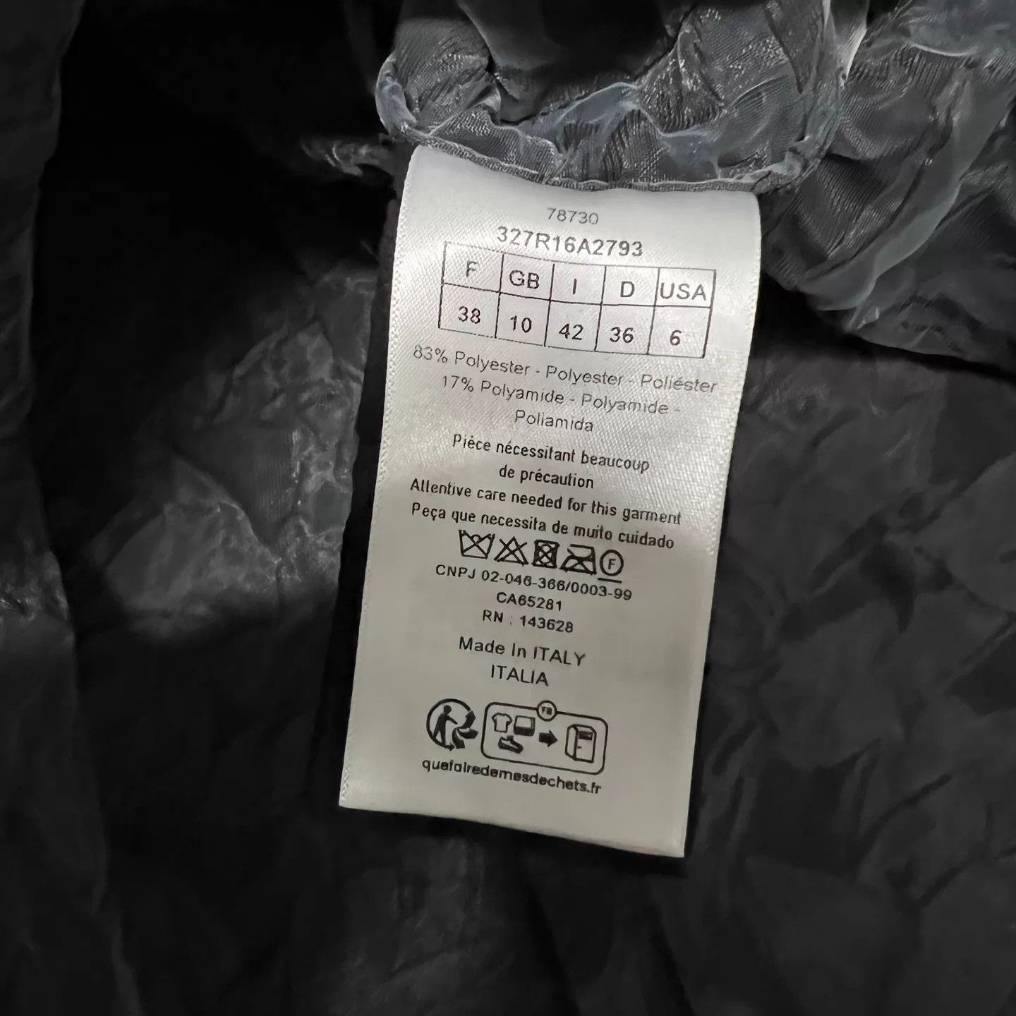 Dior Dior puff ruffle dress 99 new size 38 Size S / US 4 / IT 40 - 6 Thumbnail