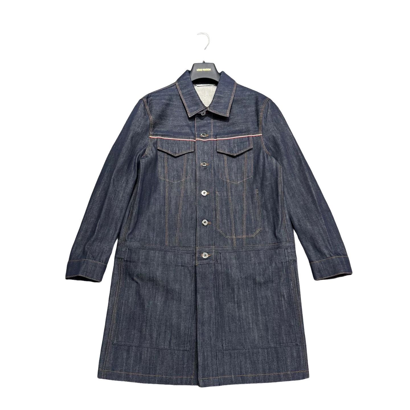 Valentino Valentino Indigo Denim Coat Size 46 Size US S / EU 44-46 / 1 - 1 Thumbnail