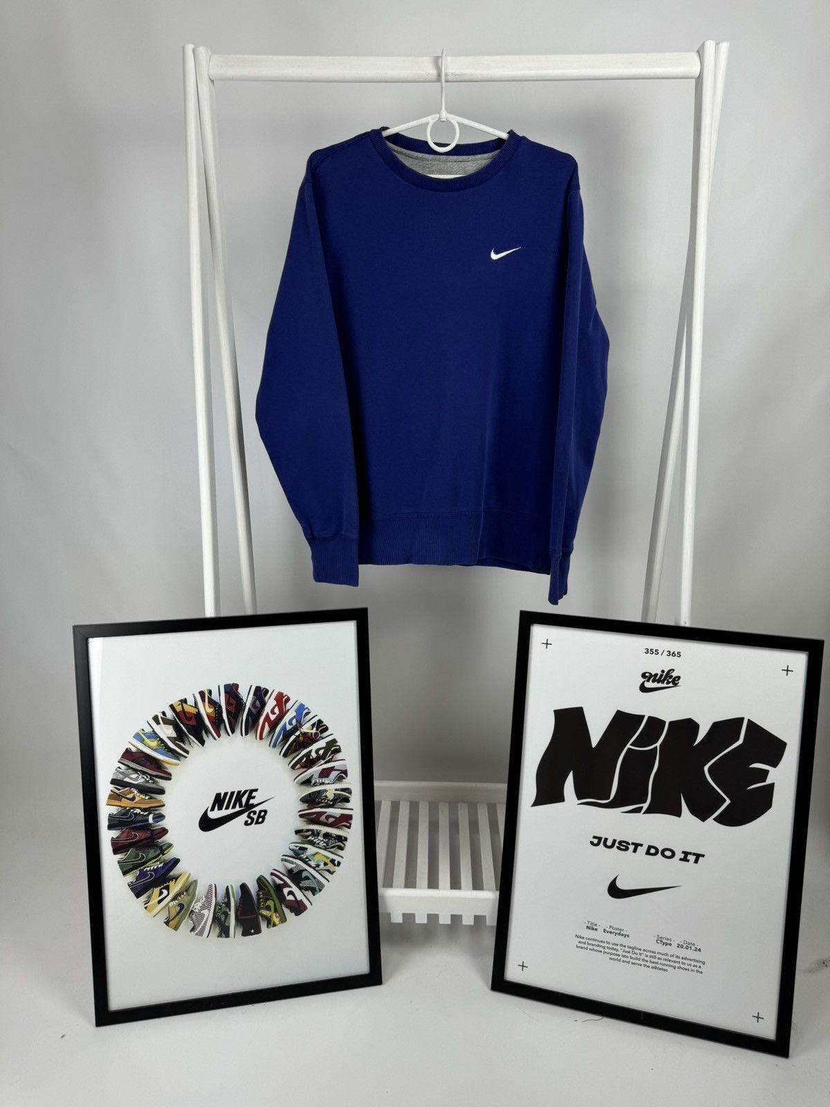 Nike Vintage Purple Nike Sweatshirt Size US M / EU 48-50 / 2 - 1 Thumbnail