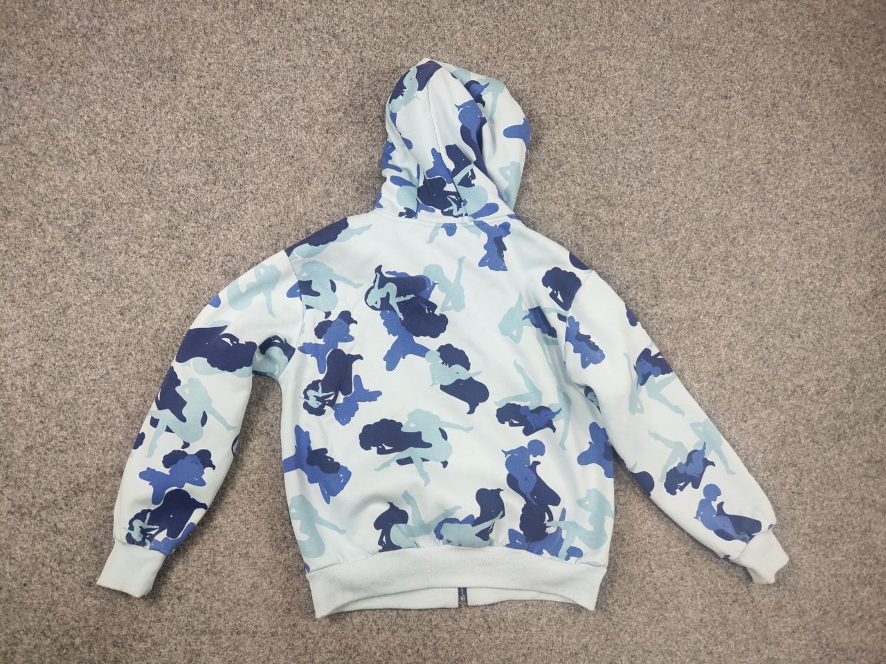 Named Collective Unrealistic Ideals Camo Monogram Zip Hoodie