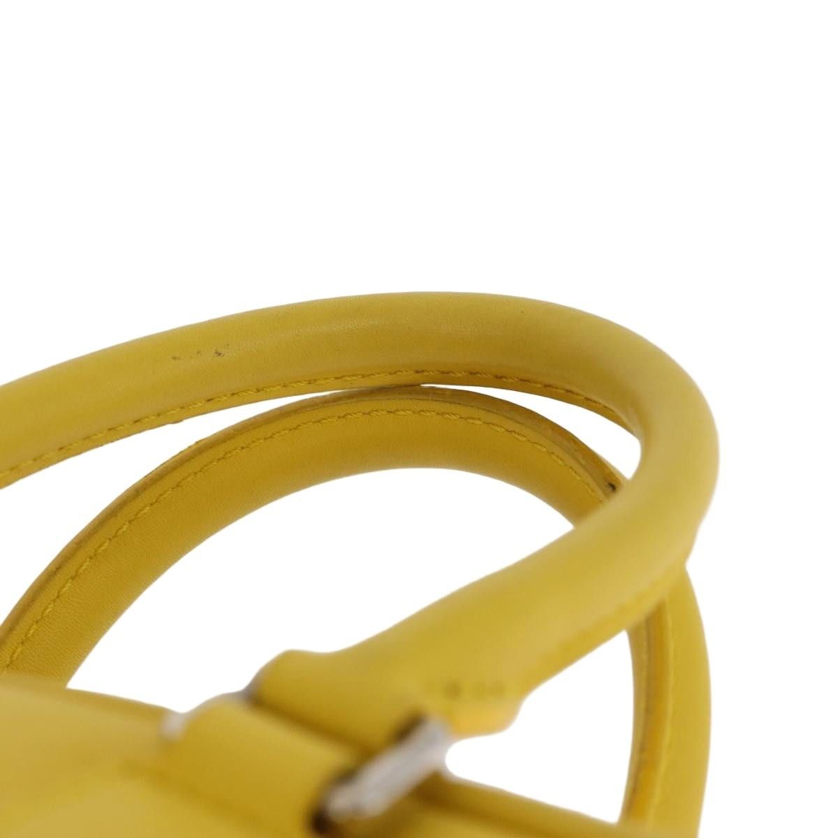 Loewe Loewe Leather Handbag Yellow Size ONE SIZE - 10 Thumbnail