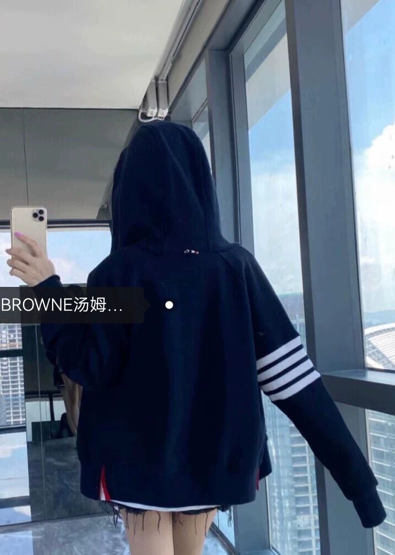 Thom Browne Thom Browne Zippered hoodie Size US L / EU 52-54 / 3 - 2 Thumbnail