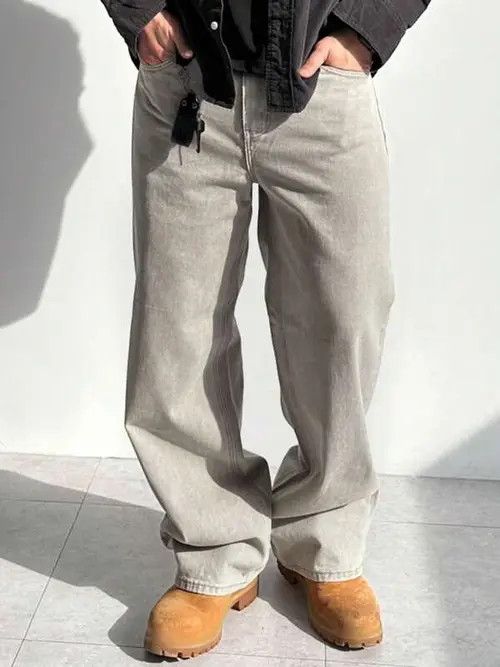 Jean VINTAGE Y2K RETRO 90s denim jeans Size US 34 / EU 50 - 1 Thumbnail