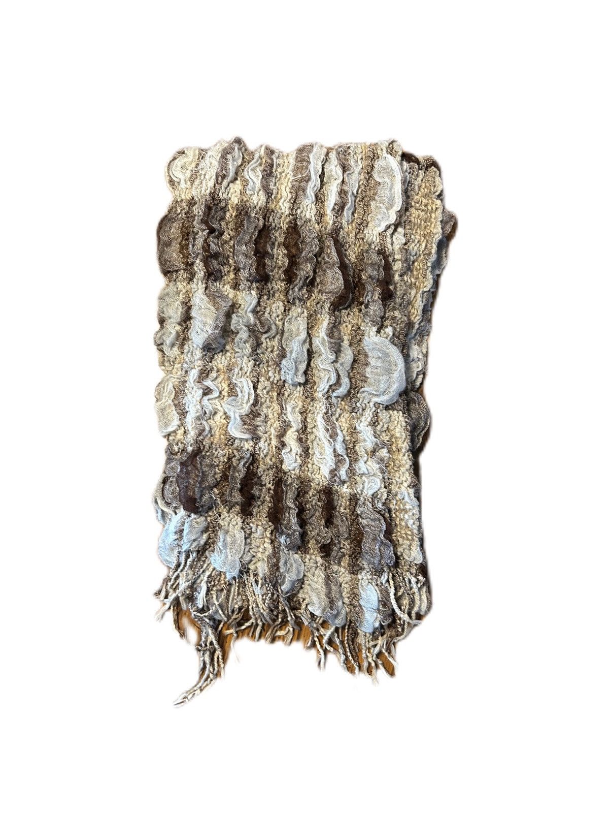 Vintage Vintage Seaweed Scarf Size ONE SIZE - 1 Preview