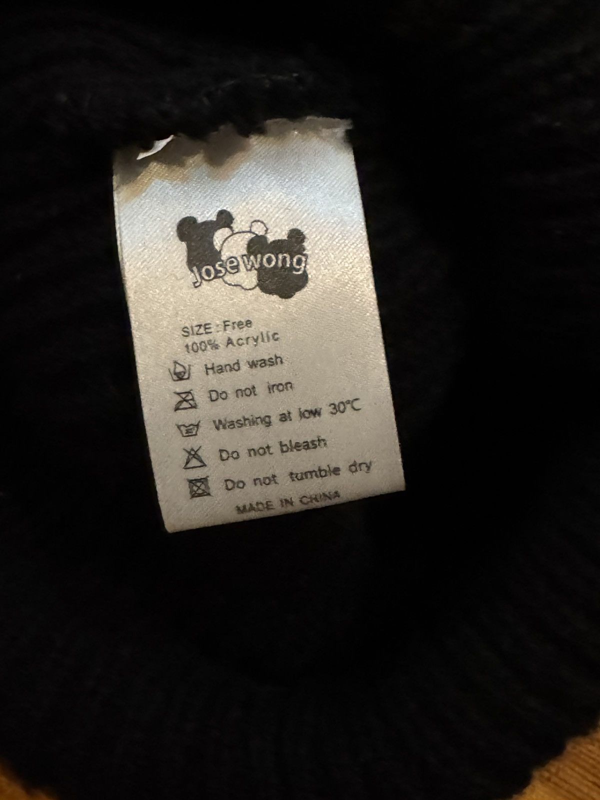 Japanese Brand Jose Wong Beanie (1st Edition) Size ONE SIZE - 5 Thumbnail