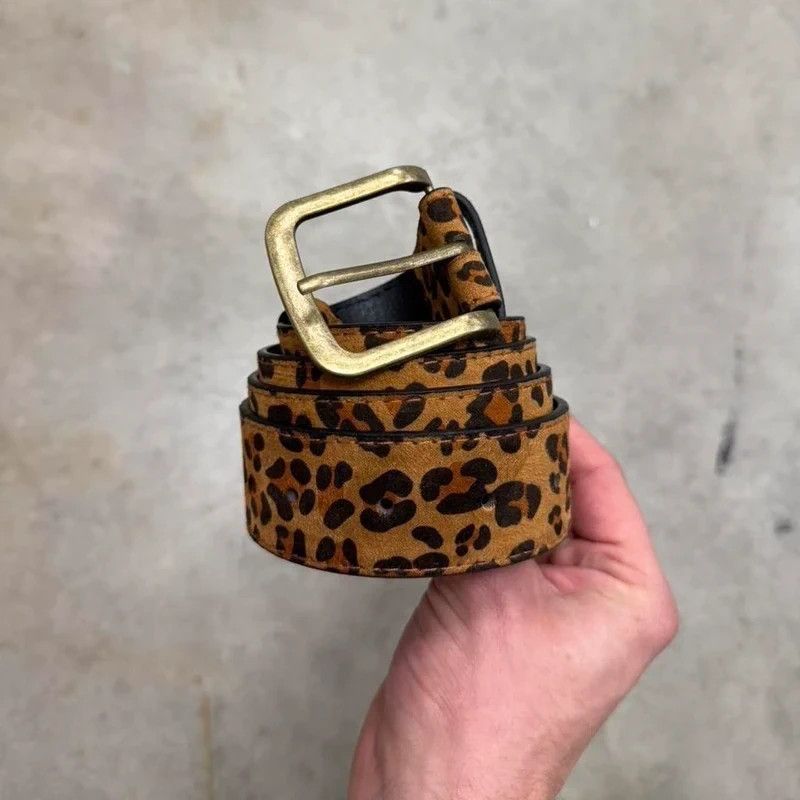 Other Cheetah Print Western Belt Y2K Size ONE SIZE - 2 Thumbnail