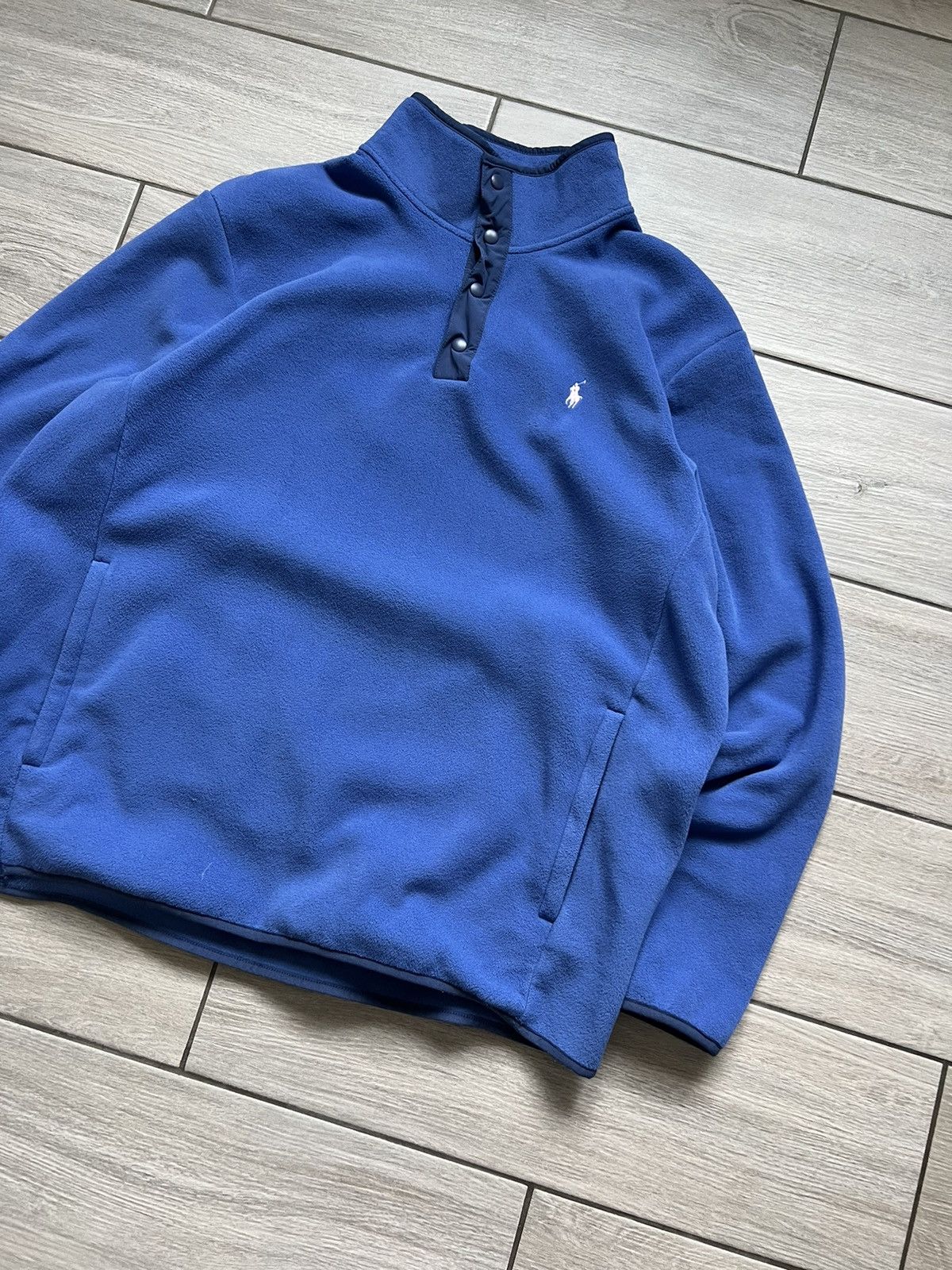 Polo Ralph Lauren Polo Ralph Lauren Fleece Zip Size XL Blue Size US XL / EU 56 / 4 - 4 Thumbnail