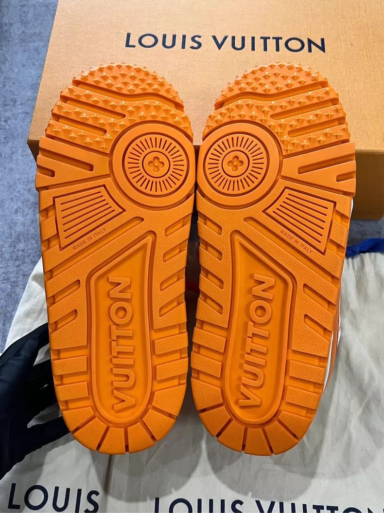 Louis Vuitton Louis Vuitton Orange Little Fat Ding shoes Size US 8.5 / EU 41-42 - 8 Thumbnail