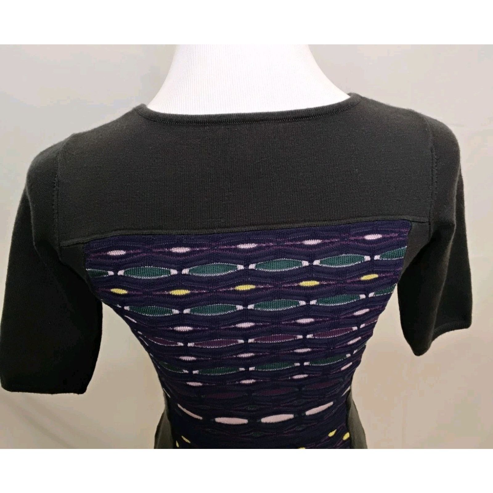 Missoni Missoni Knit Dress Women's US 2 Gray Purple Made in Italy Size XS / US 0-2 / IT 36-38 - 9 Thumbnail