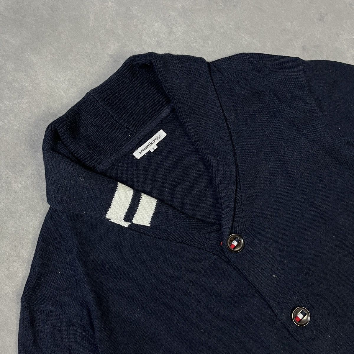 semanticdesign 2000s SemanticDesign Archive Knit Cardigan Thom Browne Style Size US L / EU 52-54 / 3 - 2 Thumbnail