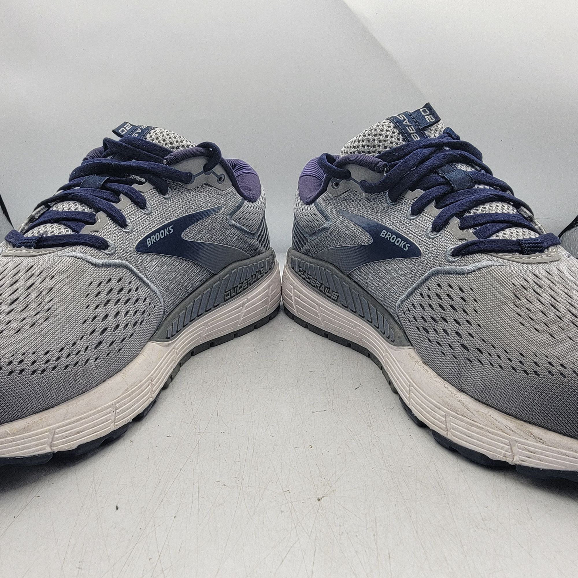Brooks Brooks Beast 20 Mens 9.5 Gray Sneaker Shoes Casual Walking W Size US 9.5 / EU 42-43 - 3 Thumbnail