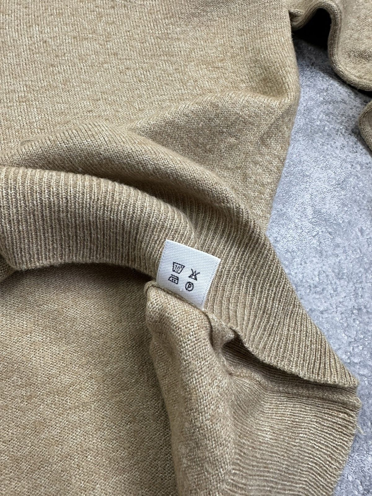 Loro Piana Loro Piana Lana Wool Beige Sweater Vintage Size US S / EU 44-46 / 1 - 9 Thumbnail