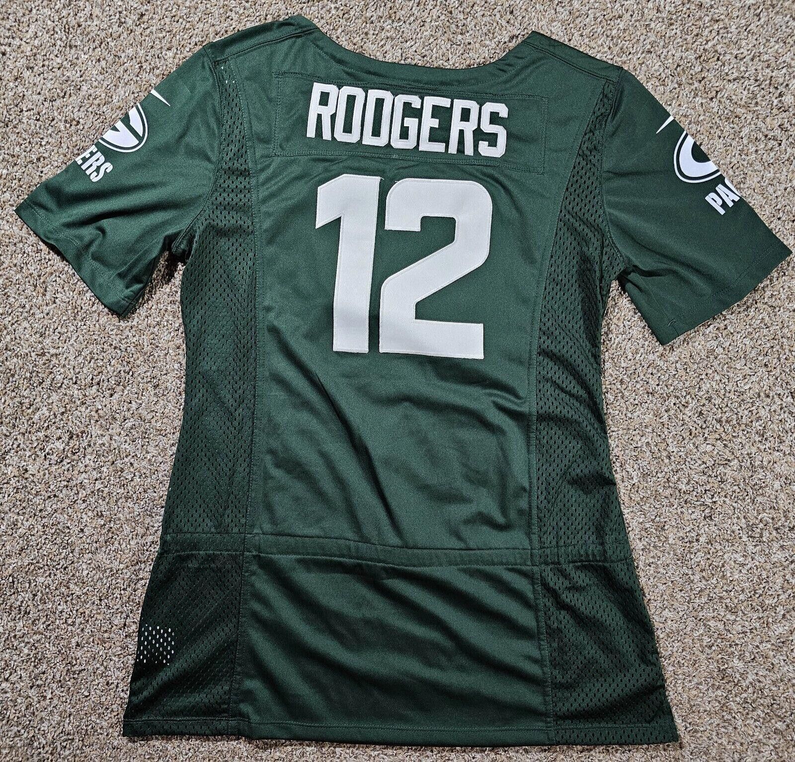 Nike Aaron Rodgers 12 Nike womens drawstring Maternity jersey LG Size ONE SIZE - 7 Thumbnail