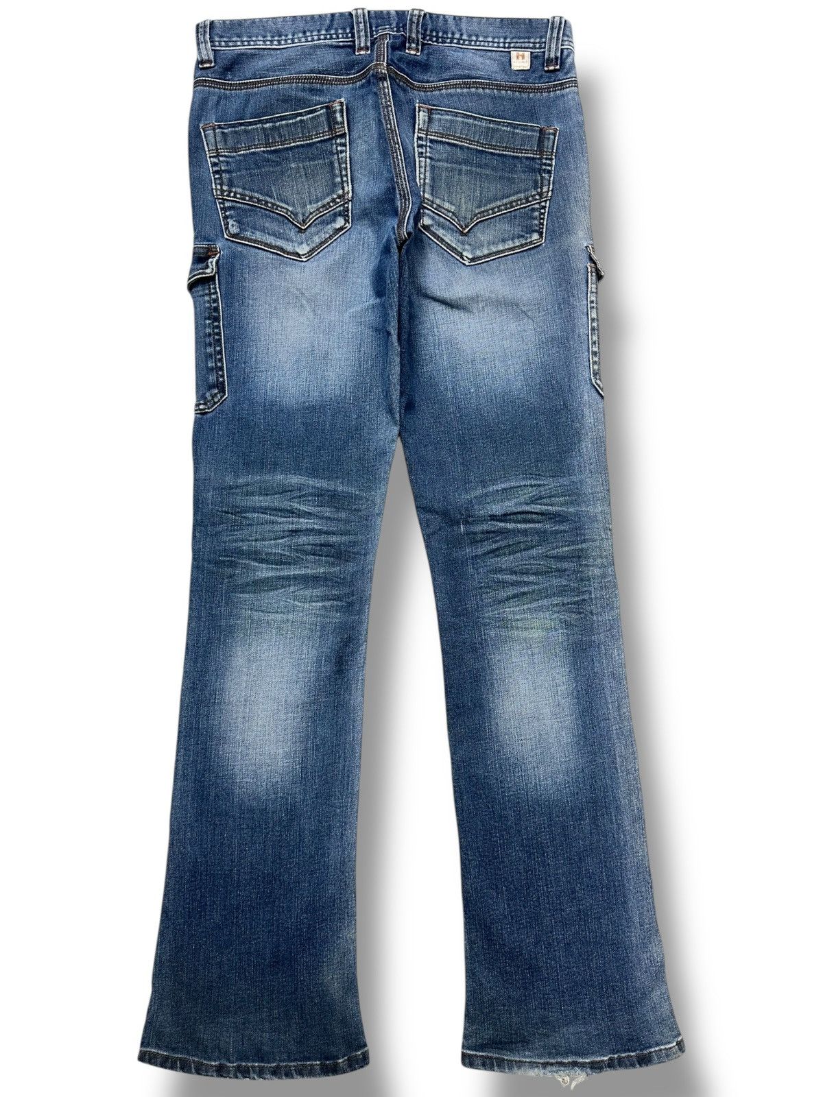 Nicole Club Hideaways Nicole Club Distressed BOOTCUT Multipocket Cargo Size US 32 / EU 48 - 3 Thumbnail