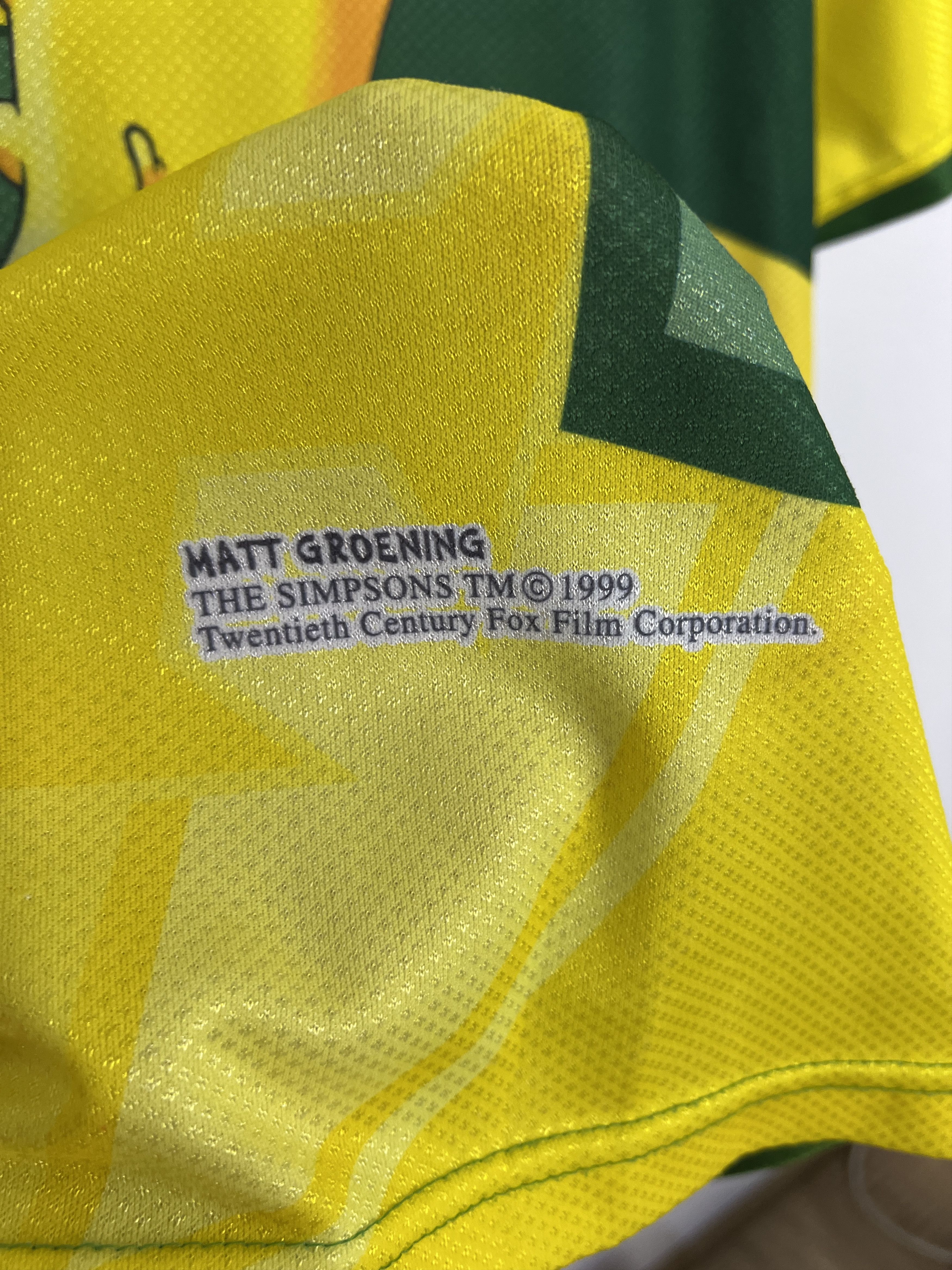 The Simpsons Vintage The Simpsons Bart Brazil Football Shirt Soccer XL Size US XL / EU 56 / 4 - 16 Thumbnail