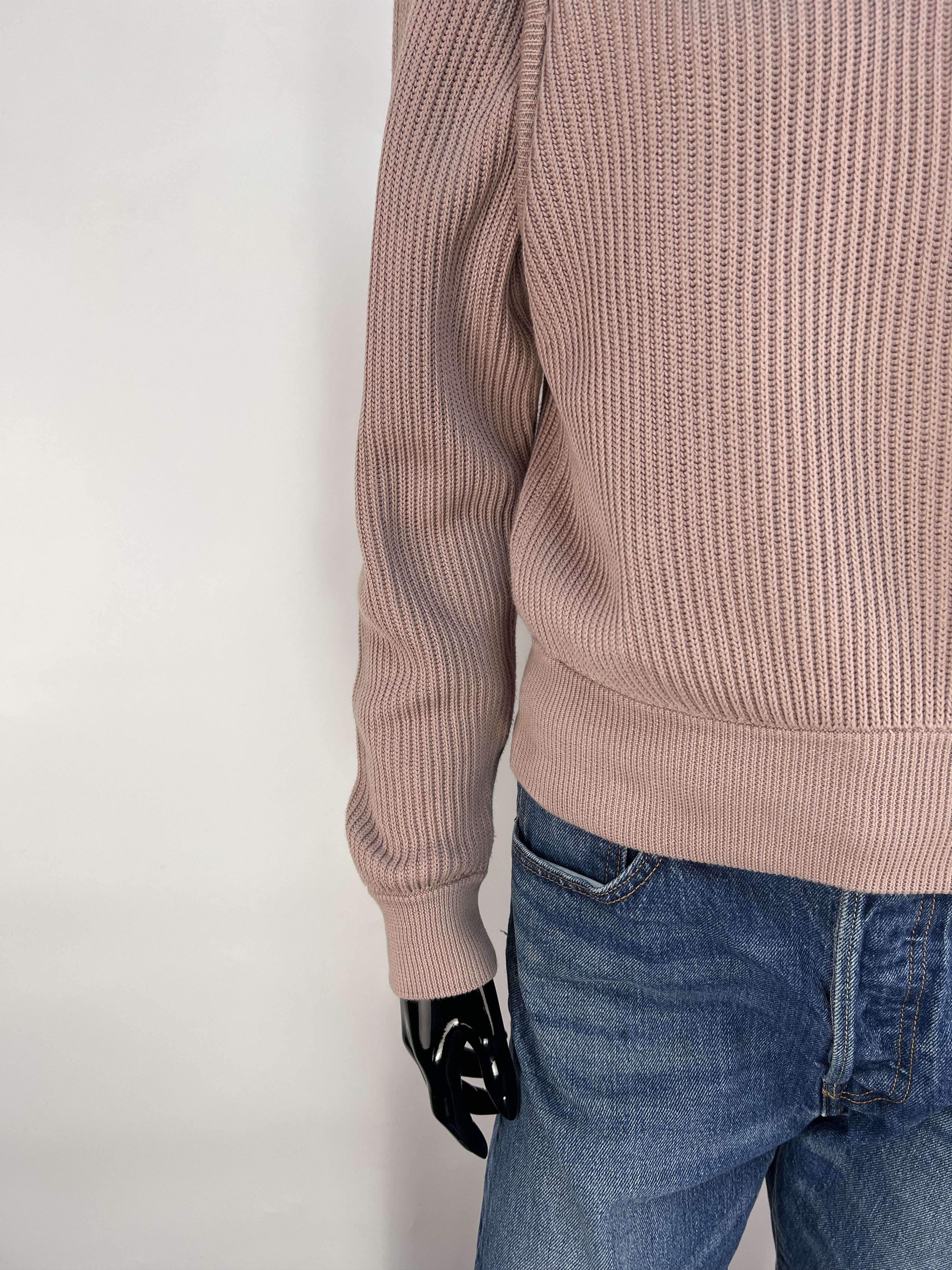 Brunello Cucinelli Brunello Cucinelli Ribbed Cotton Crew Neck Sweater Size 12 Size XS / US 0-2 / IT 36-38 - 4 Thumbnail
