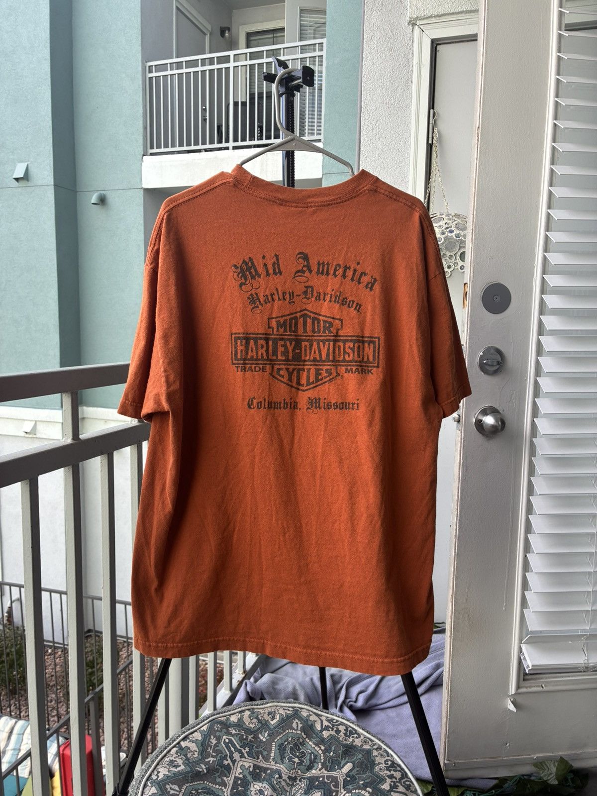 Harley Davidson Harley Davidson Vintage Thai Orange Size US M / EU 48-50 / 2 - 2 Thumbnail