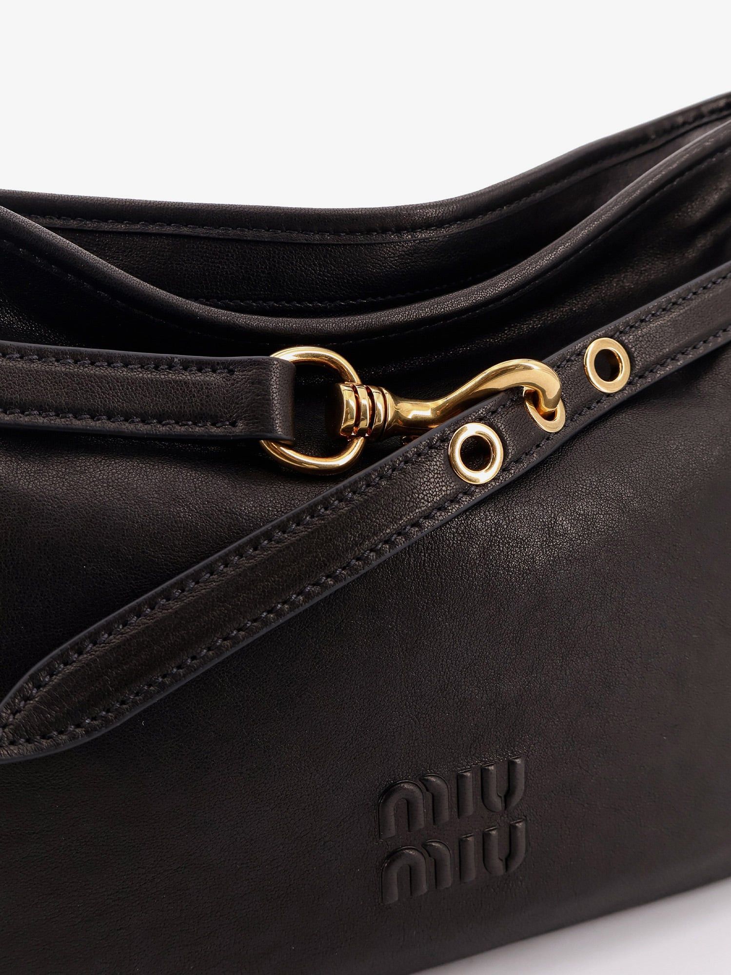 Miu Miu Aventure Leather Shoulder Bag, Women's