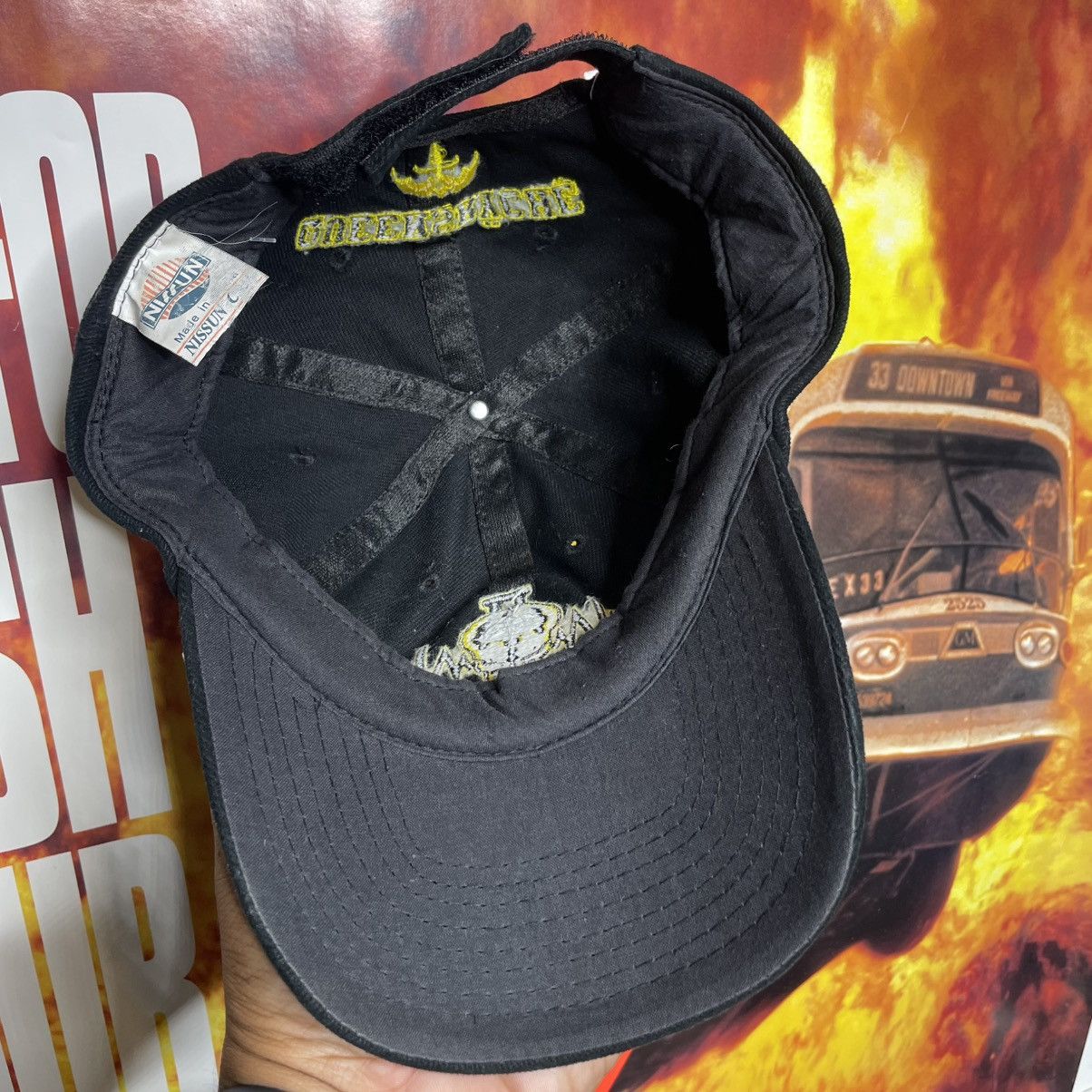 Band Tees Queensryche Vintage Band Hat Tour Merch Adjustable Cap Metal Size ONE SIZE - 5 Thumbnail