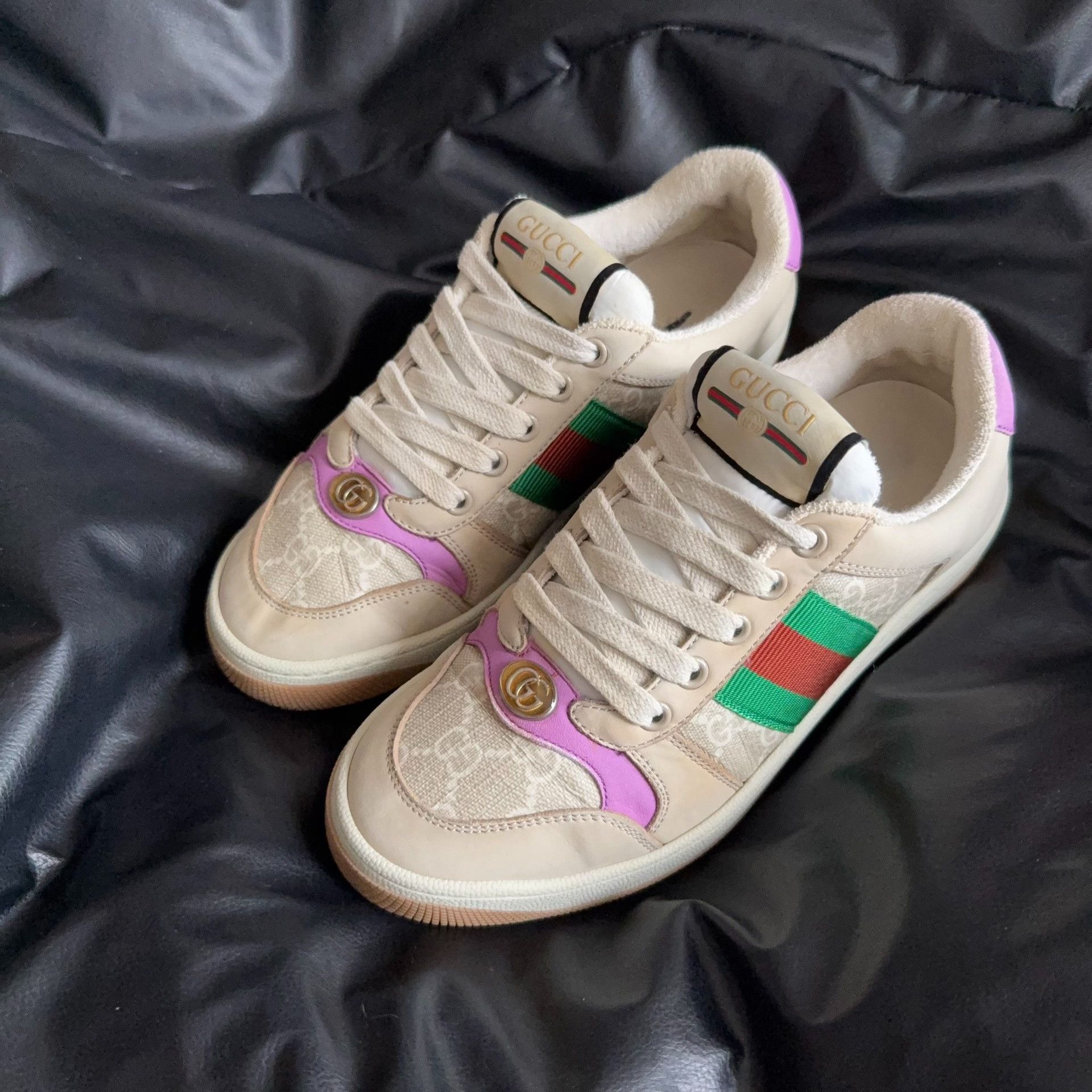 Gucci Gucci Green Lowtop Sneakers 36 Women Size US 6 / IT 36 - 1 Thumbnail