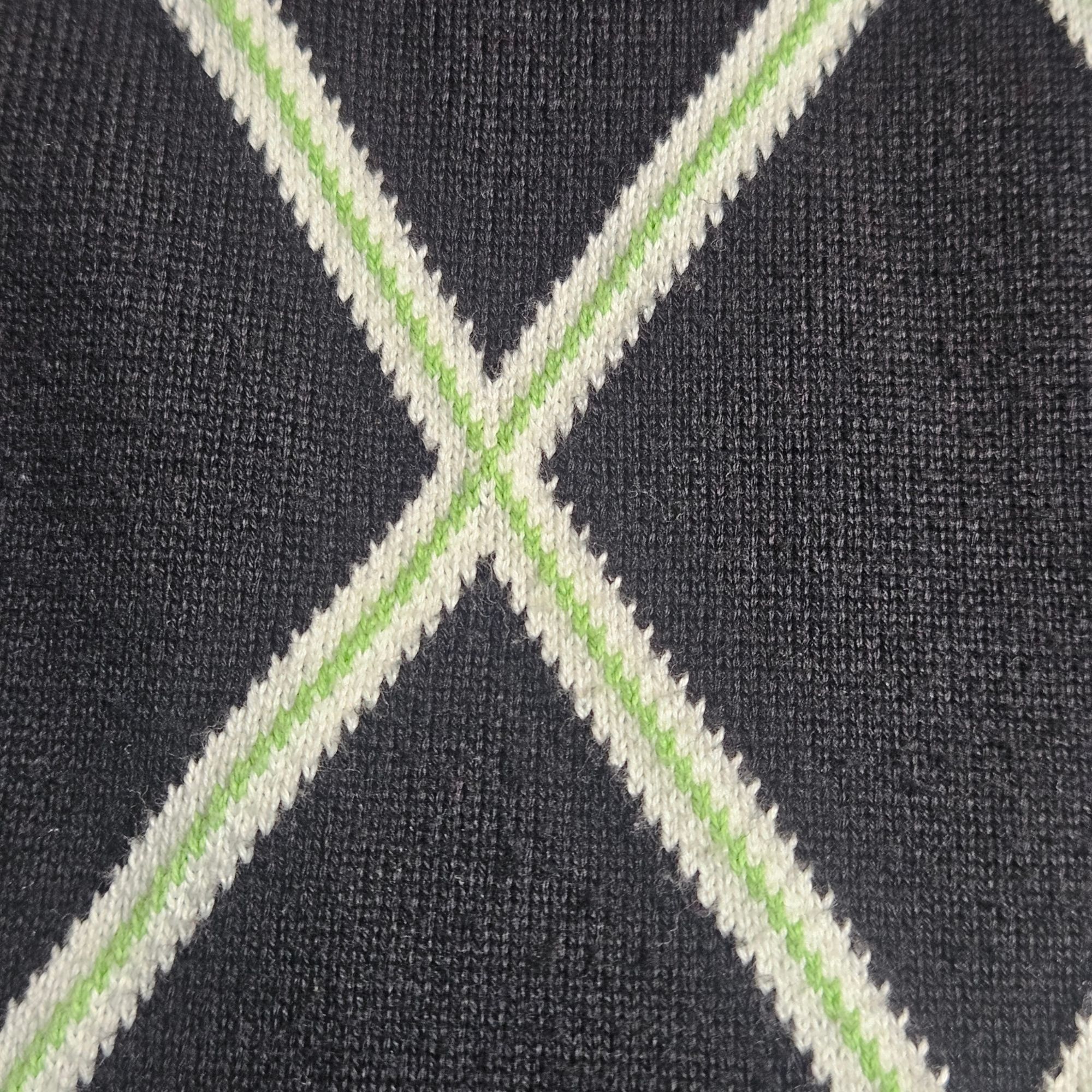 Other Fairway & Greene Women’s Argyle M Pima Cotton Cardigan Black Size M / US 6-8 / IT 42-44 - 4 Thumbnail