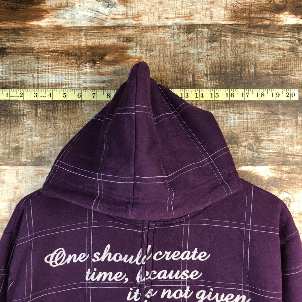 Japanese Brand Famock Purple art vintage Hoodie sweatshirt #A1275 Size US M / EU 48-50 / 2 - 4 Thumbnail