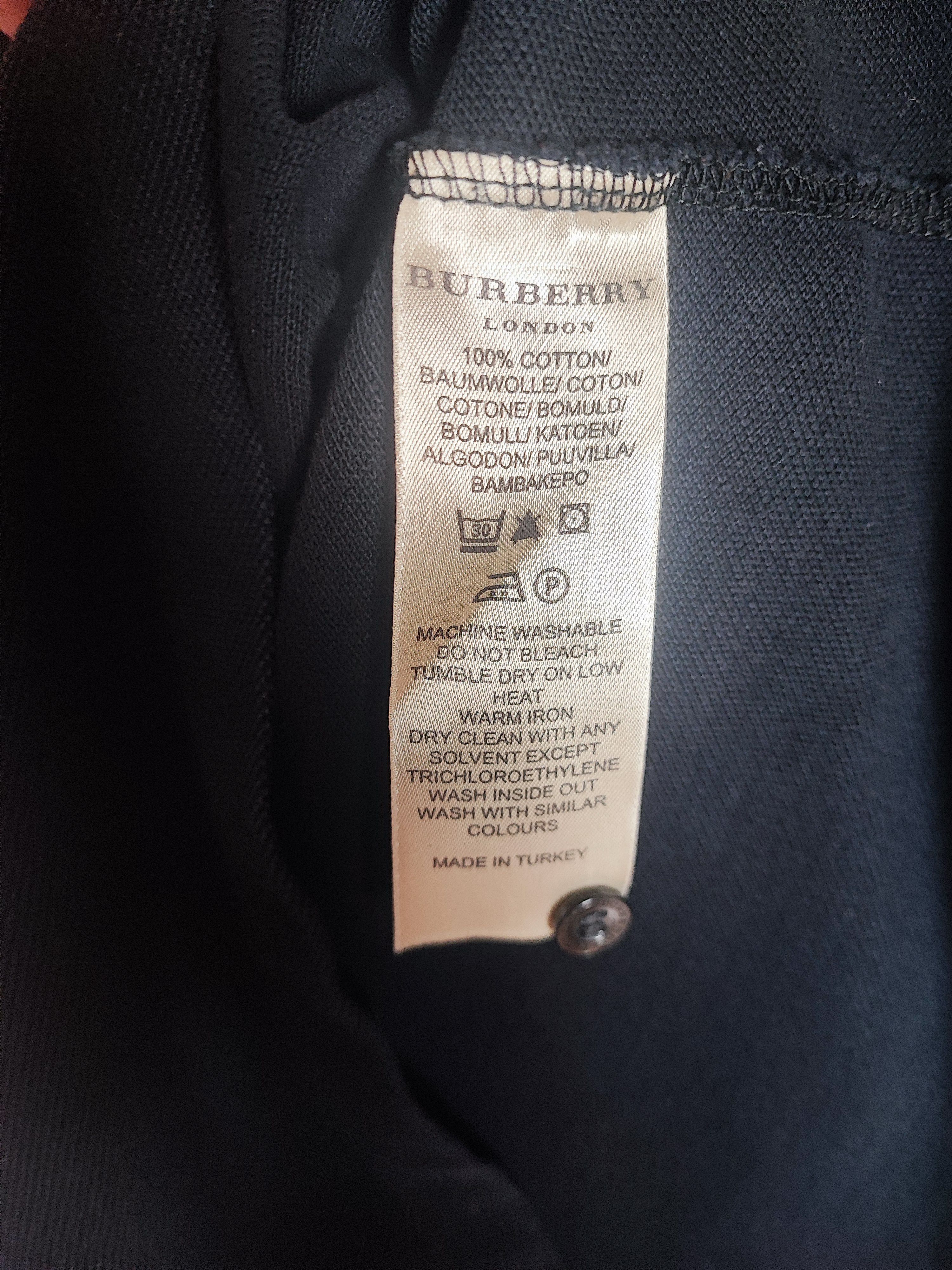 Burberry 🔥 Burberry Polo size L Black 🔥 Size US L / EU 52-54 / 3 - 8 Thumbnail