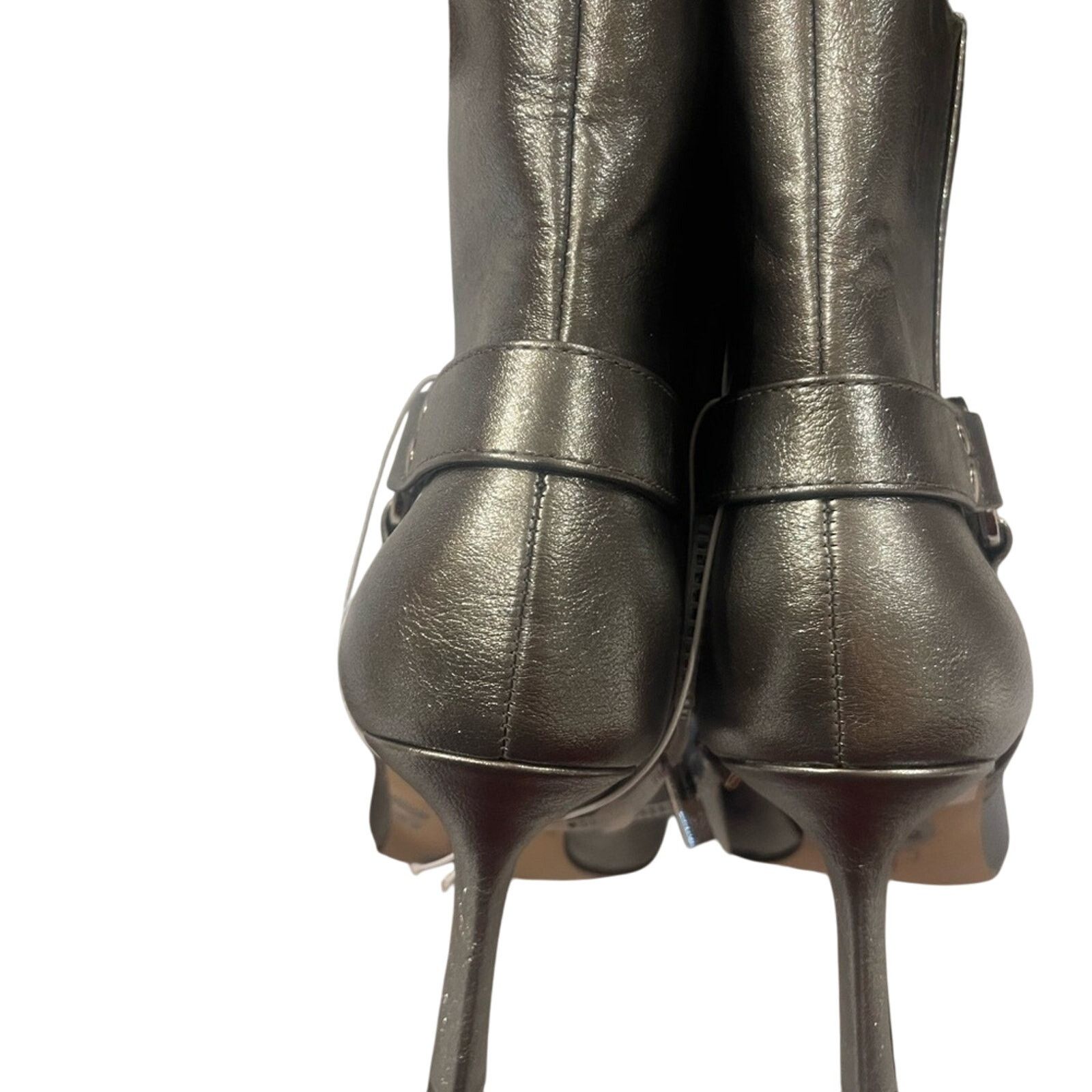Jessica Simpson Jessica Simpson Silver Heeled Boots with Pointed Toe Size US 9.5 / IT 39.5 - 4 Thumbnail