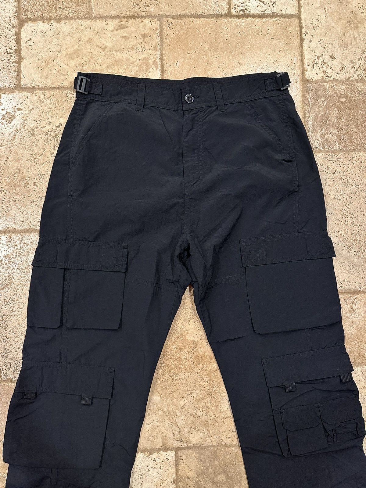 Martine Rose Martine Rose Twist Seam Cargo Black Trouser Pants Size US 34 / EU 50 - 4 Thumbnail