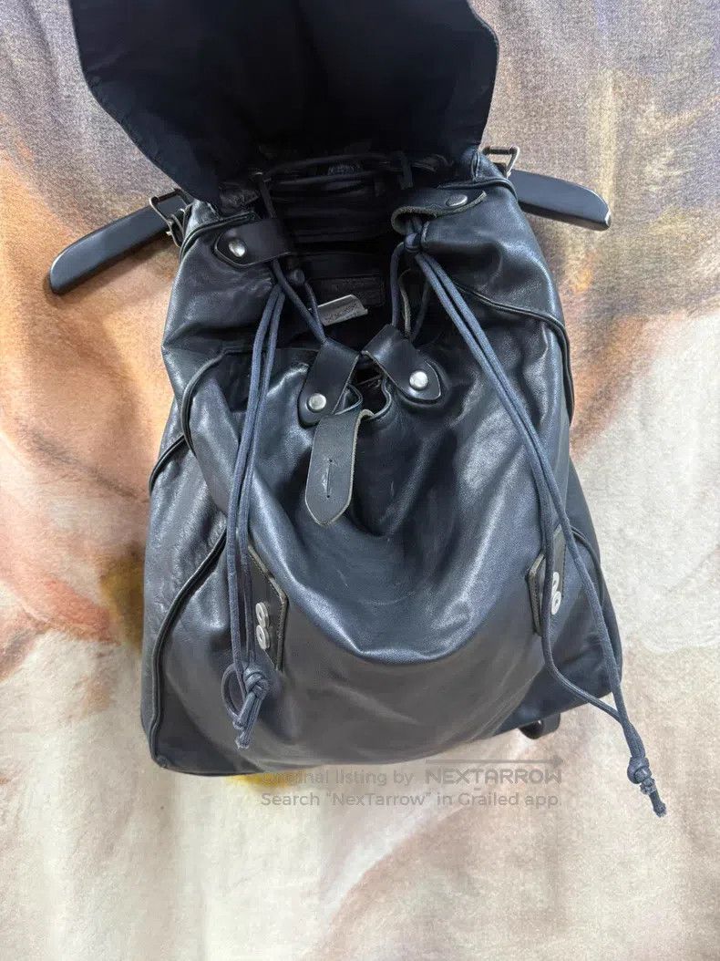 Yohji Yamamoto Yohji Yamamoto Horsehide Backpack Size ONE SIZE - 3 Thumbnail