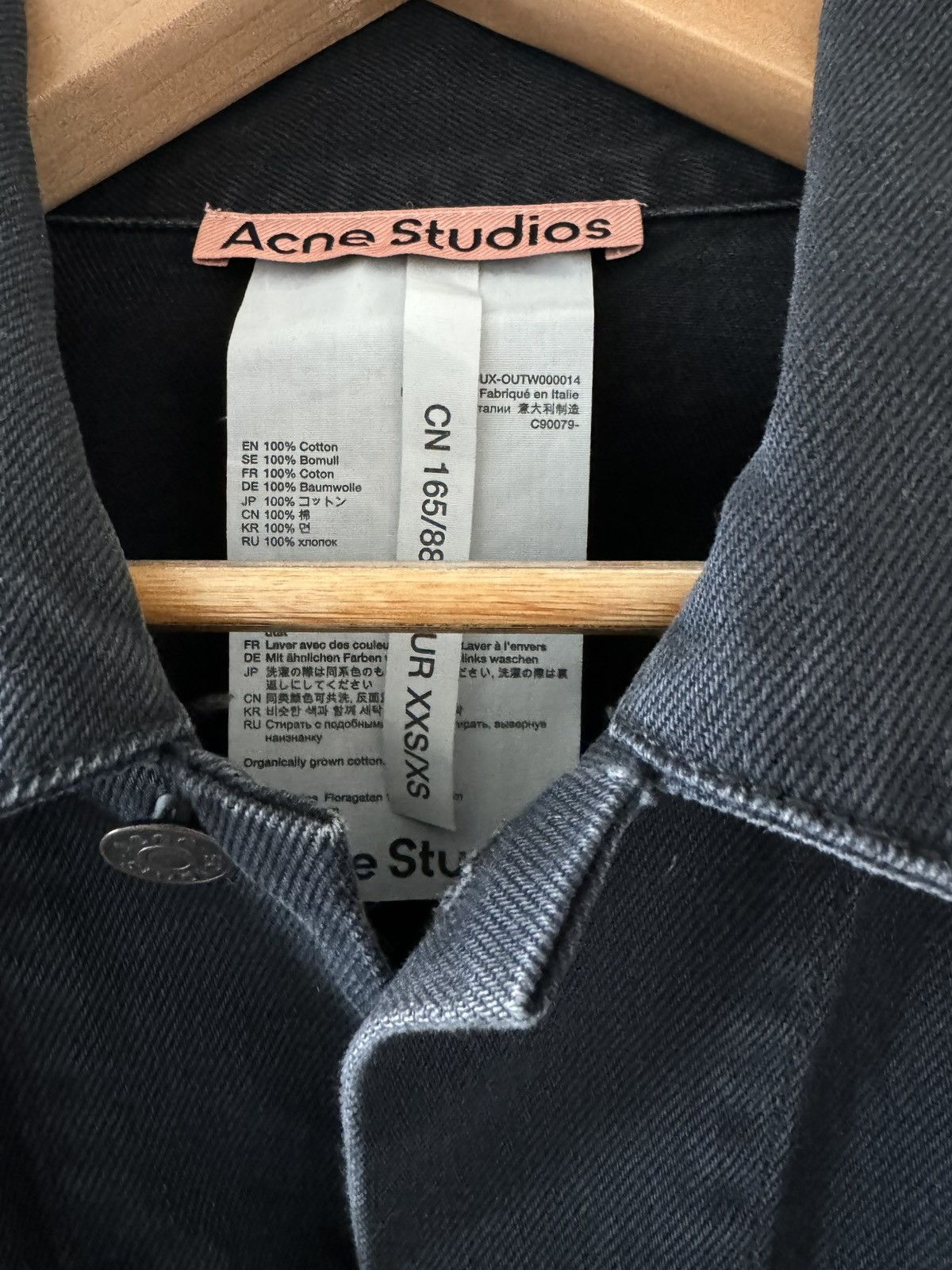 Acne Studios Loose fit denim jacket Size US XS / EU 42 / 0 - 3 Thumbnail