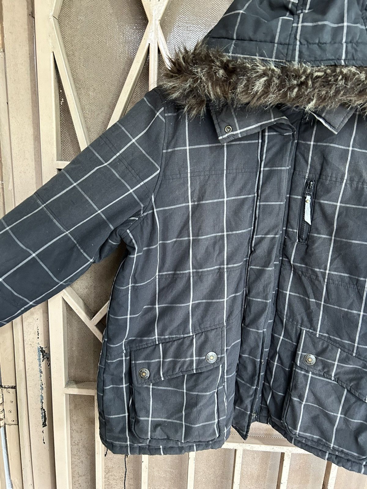 Japanese Brand Japanese Fur Zip Hoodie Ifsixwasnine lgb style Size US L / EU 52-54 / 3 - 3 Thumbnail