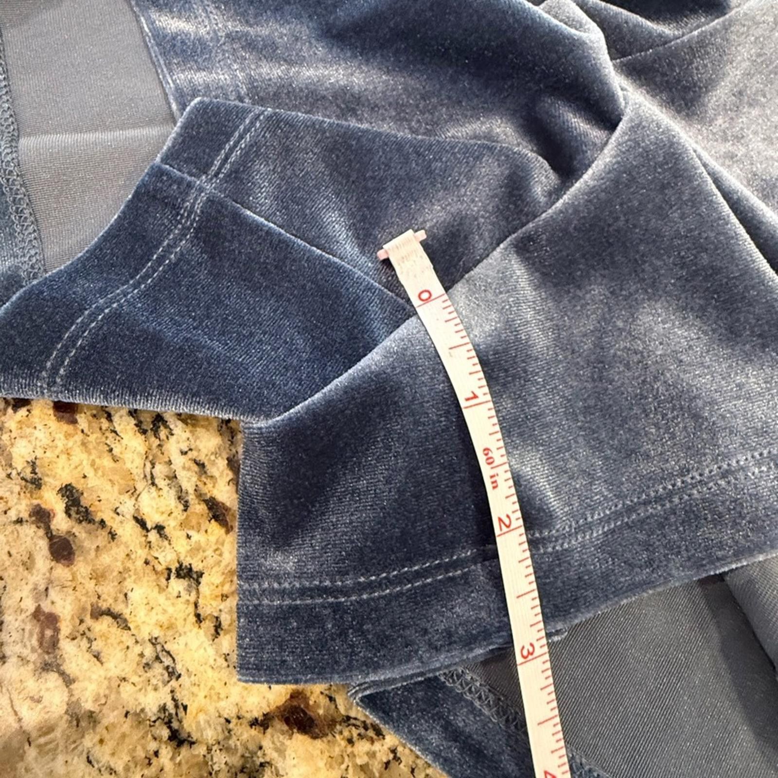 Other Socialite Midnight blue velvet romper choker collar SZ SM Size 28" / US 6 / IT 42 - 10 Thumbnail