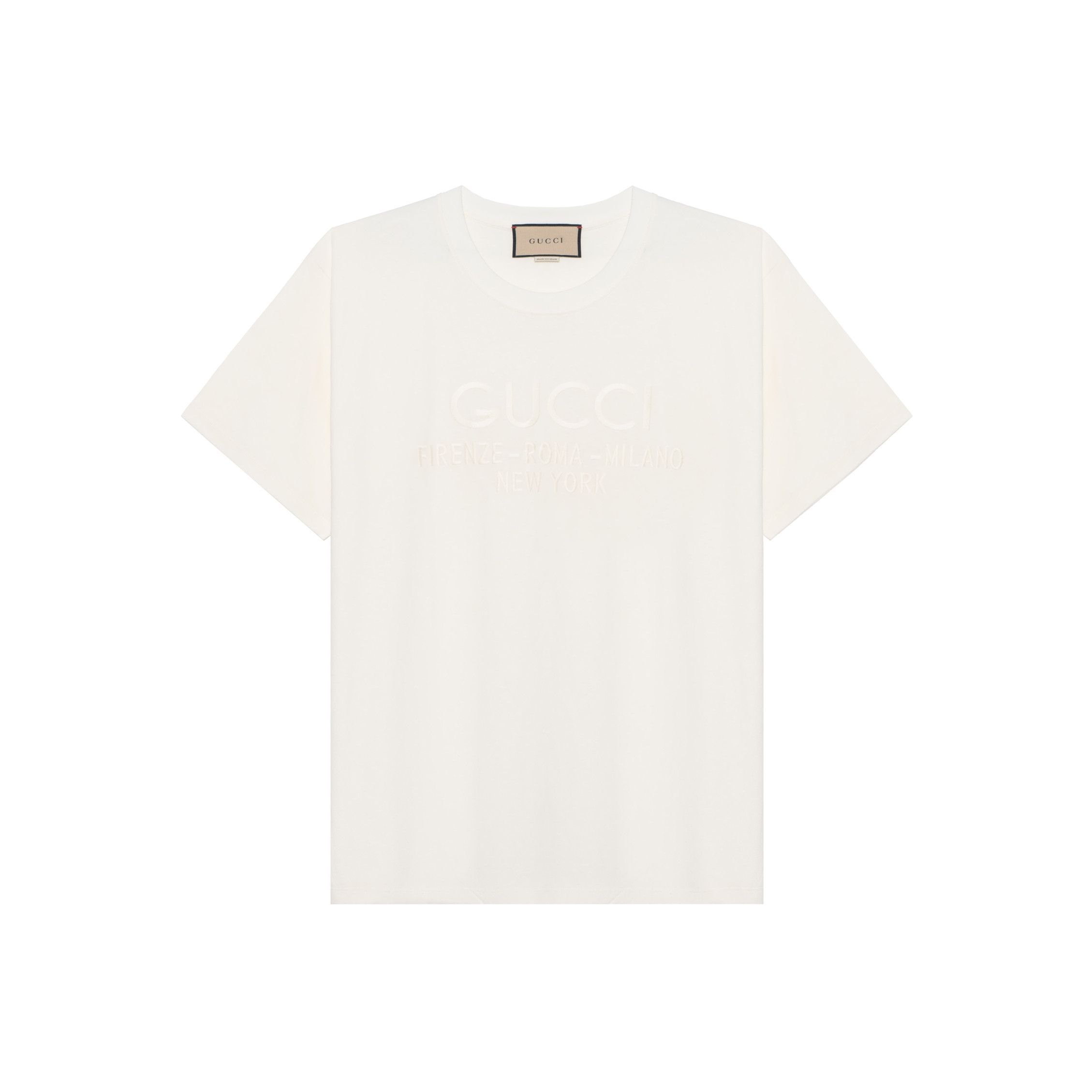 Gucci Gucci Logo Embroidery T-Shirt Size S Size US S / EU 44-46 / 1 - 1 Thumbnail
