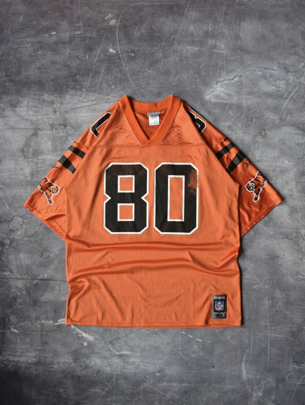 Vintage Vintage Cincinnati Bengals Peter Warrick NFL Reebok Jersey Size US M / EU 48-50 / 2 - 2 Thumbnail