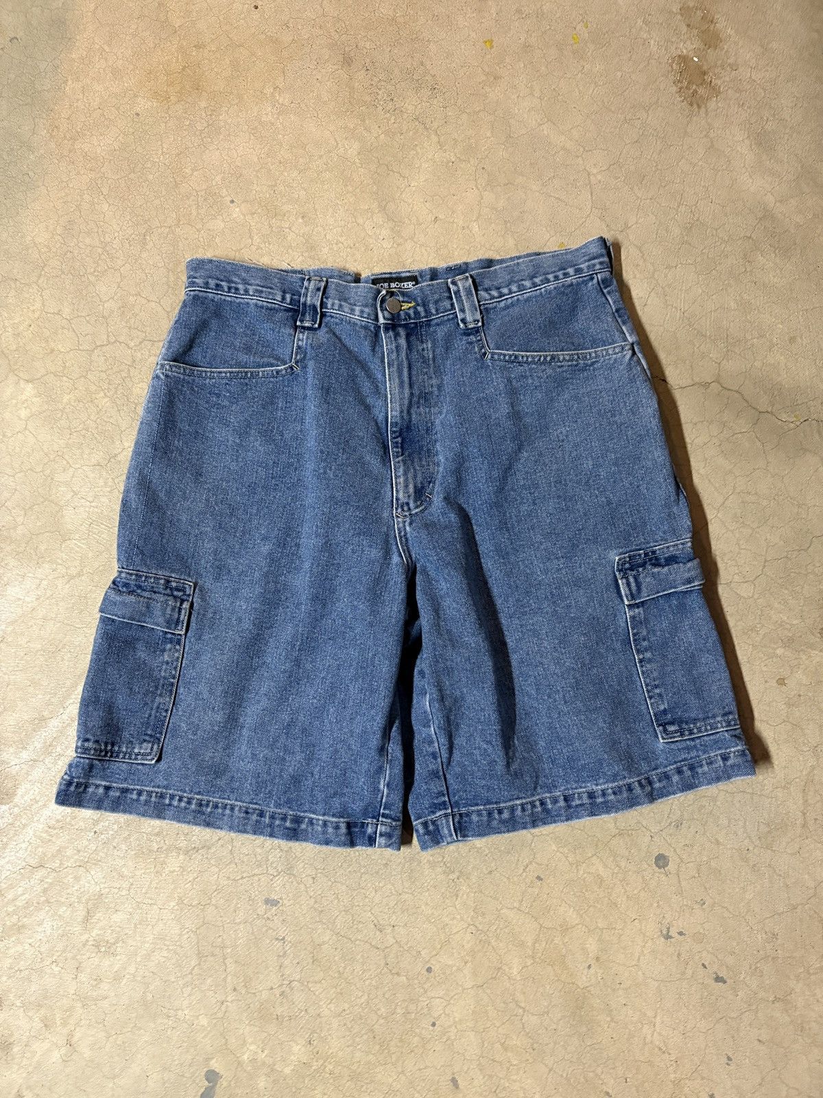 Joe Boxer Vintage 90s Joe Boxer Jorts Jean Shorts Blue Size 38 Size US 38 / EU 54 - 1 Thumbnail