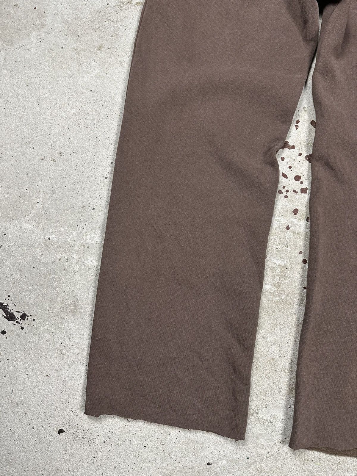 Japanese Brand × Vintage Vintage Y2K BAGGY Washed Brown Sweatpants Flare Size US 32 / EU 48 - 13 Thumbnail