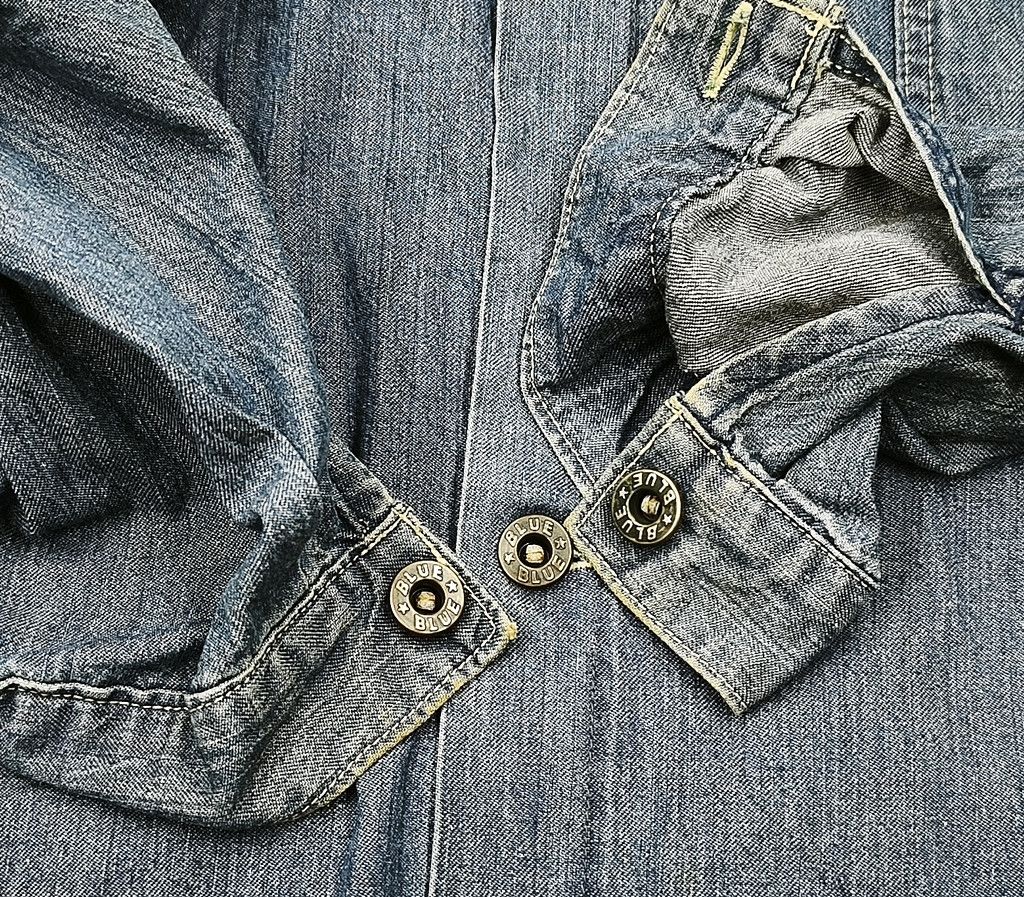 Blue Blue Japan BLUE BLUE SOS selvedge buttonfly chore jacket Size US L / EU 52-54 / 3 - 9 Thumbnail