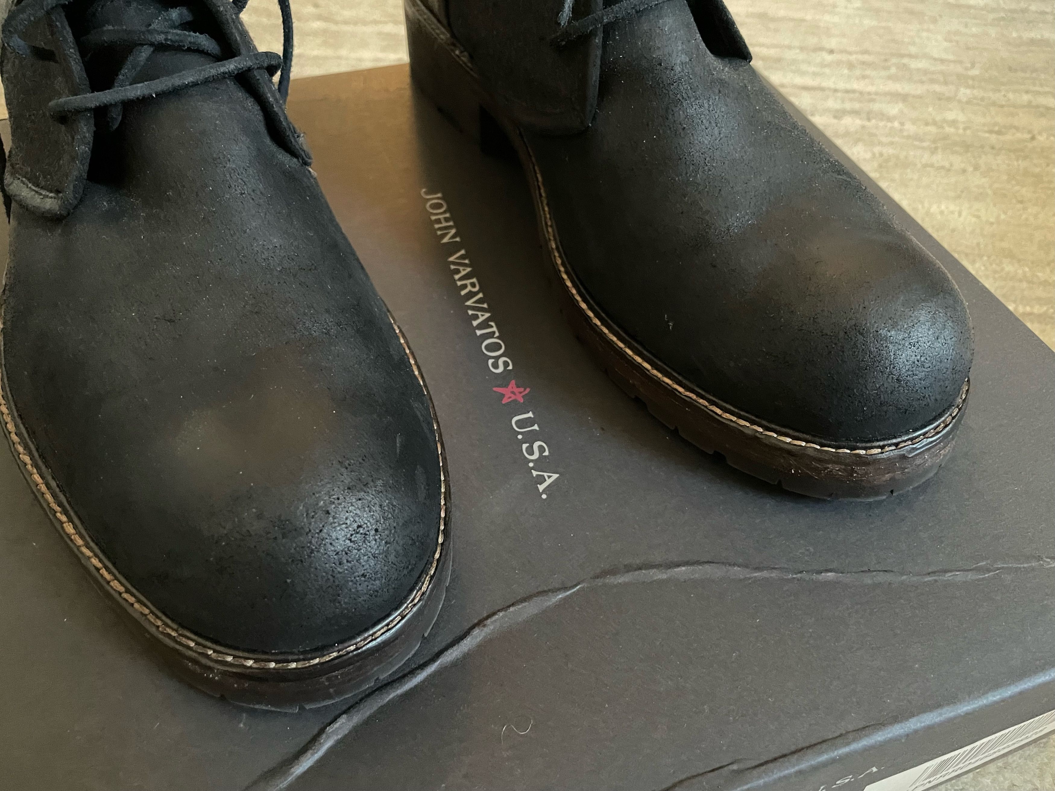 John Varvatos Gibbons Open Lace Combat Boot Size US 12 / EU 45 - 7 Thumbnail