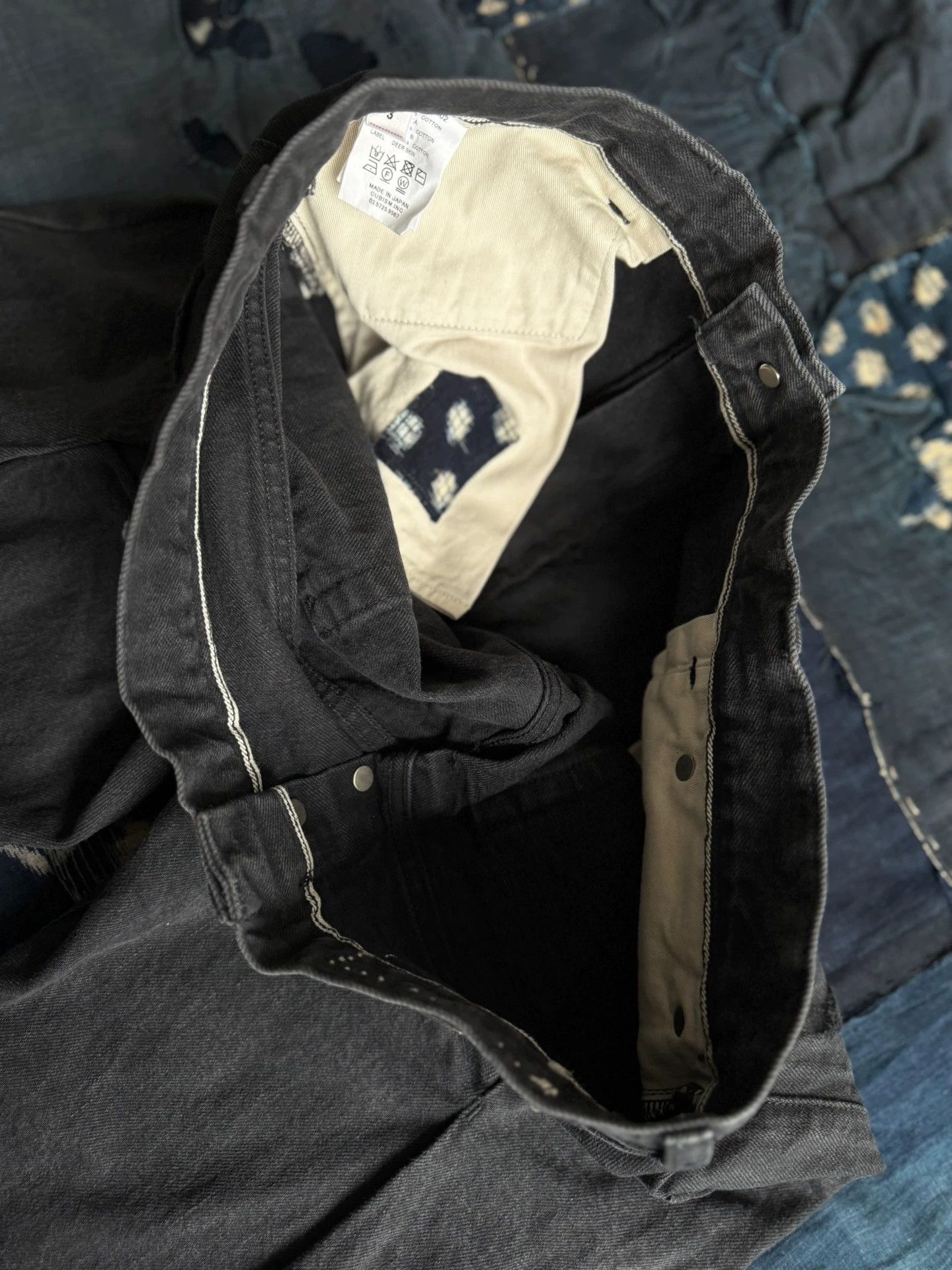 Visvim VISVIM 23SS ICT CMYK Tacked Crash Jeans Black 3 Size US 40 / EU 56 - 8 Thumbnail