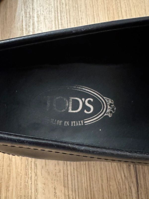 Tod's Tod's Loafers Leather moccasins Black size 42 Size US 9 / EU 42 - 12 Thumbnail