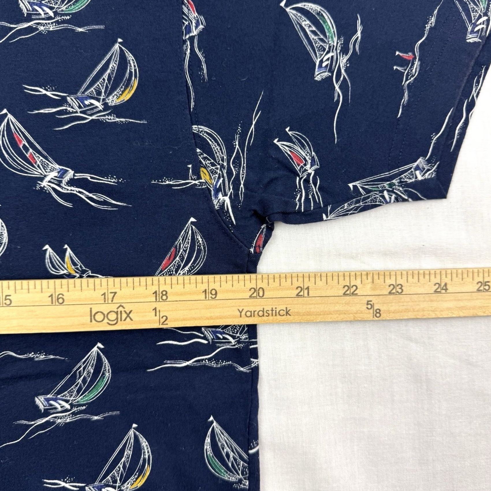 Vintage Vintage Liz Sport Sailboat Shirt Womens Medium Hipster Boho Beach Y2K 90s USA Size M / US 6-8 / IT 42-44 - 8 Thumbnail