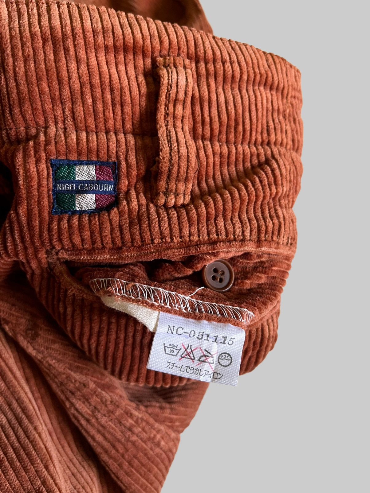 Nigel Cabourn Archival AW2005 Nigel Cabourn Rust Brown Corduroy Pants Size US 32 / EU 48 - 3 Thumbnail