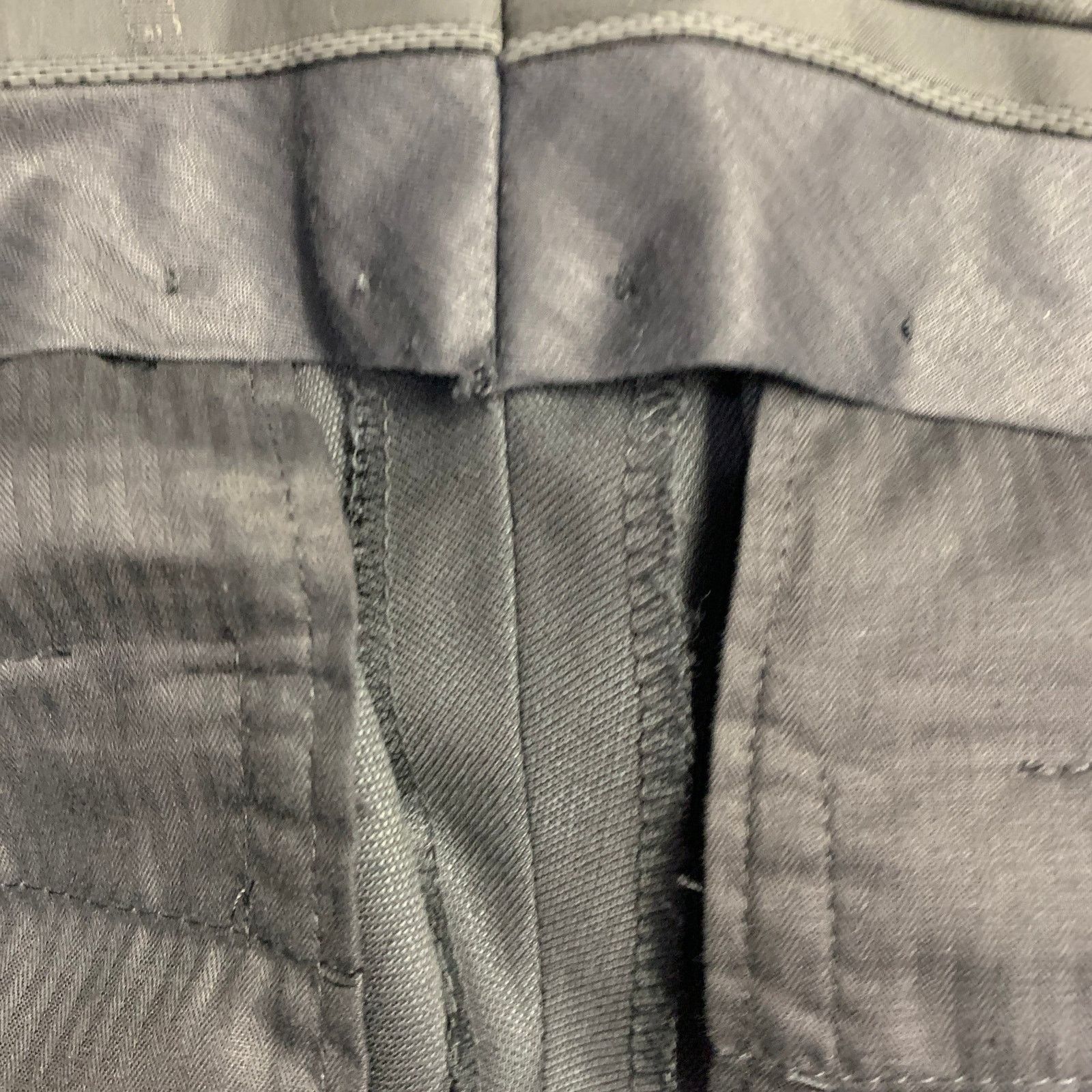 Givenchy Size 30 Charcoal Grey Wool Tapered Zip Fly Dress Pants Size US 30 / EU 46 - 5 Thumbnail