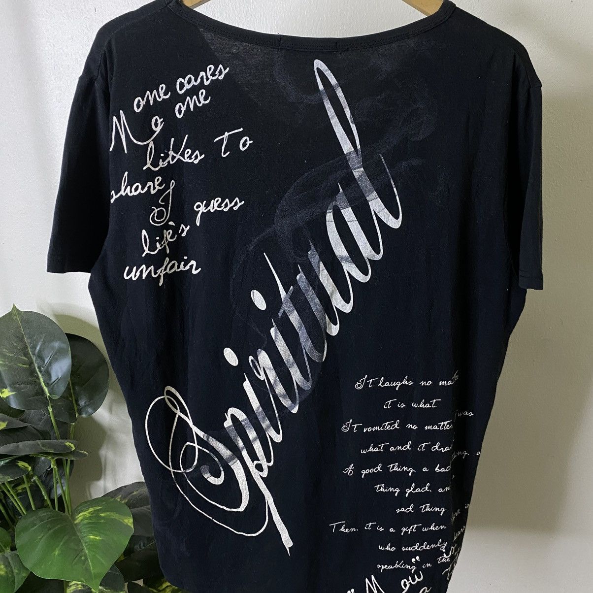 If Six Was Nine ClashAhead Seditionaries Poem Affliction Cyber Punk Grunge T Size US L / EU 52-54 / 3 - 9 Thumbnail