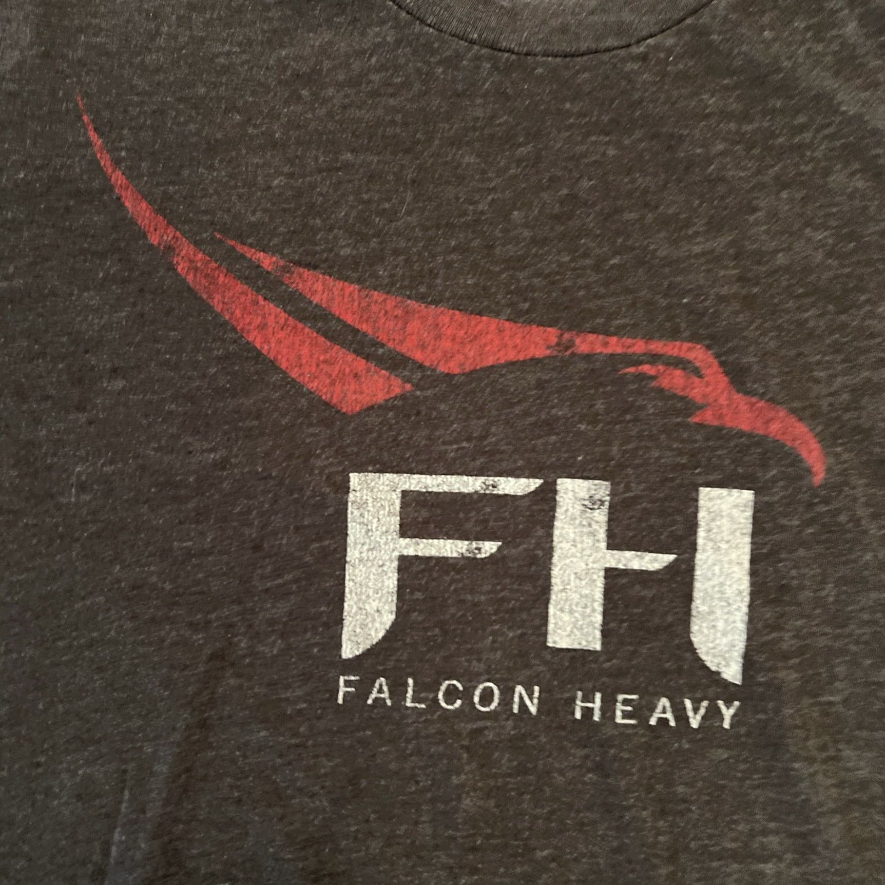 Vintage VINTAGE SpaceX Shirt Unisex Adults Small Gray Falcon Heavy Graphic Print Size US S / EU 44-46 / 1 - 2 Thumbnail